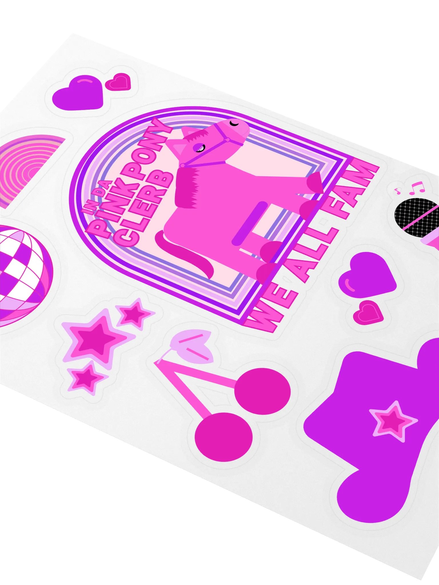 Pink Pony Clerb Sticker Sheet product image (2)