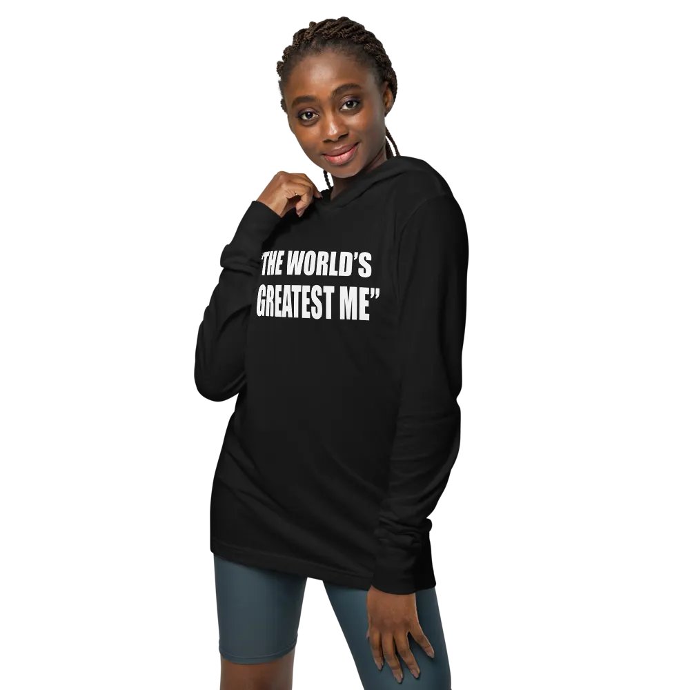 The World's Greatest Me Hooded Long Sleeve Tee product image (9)