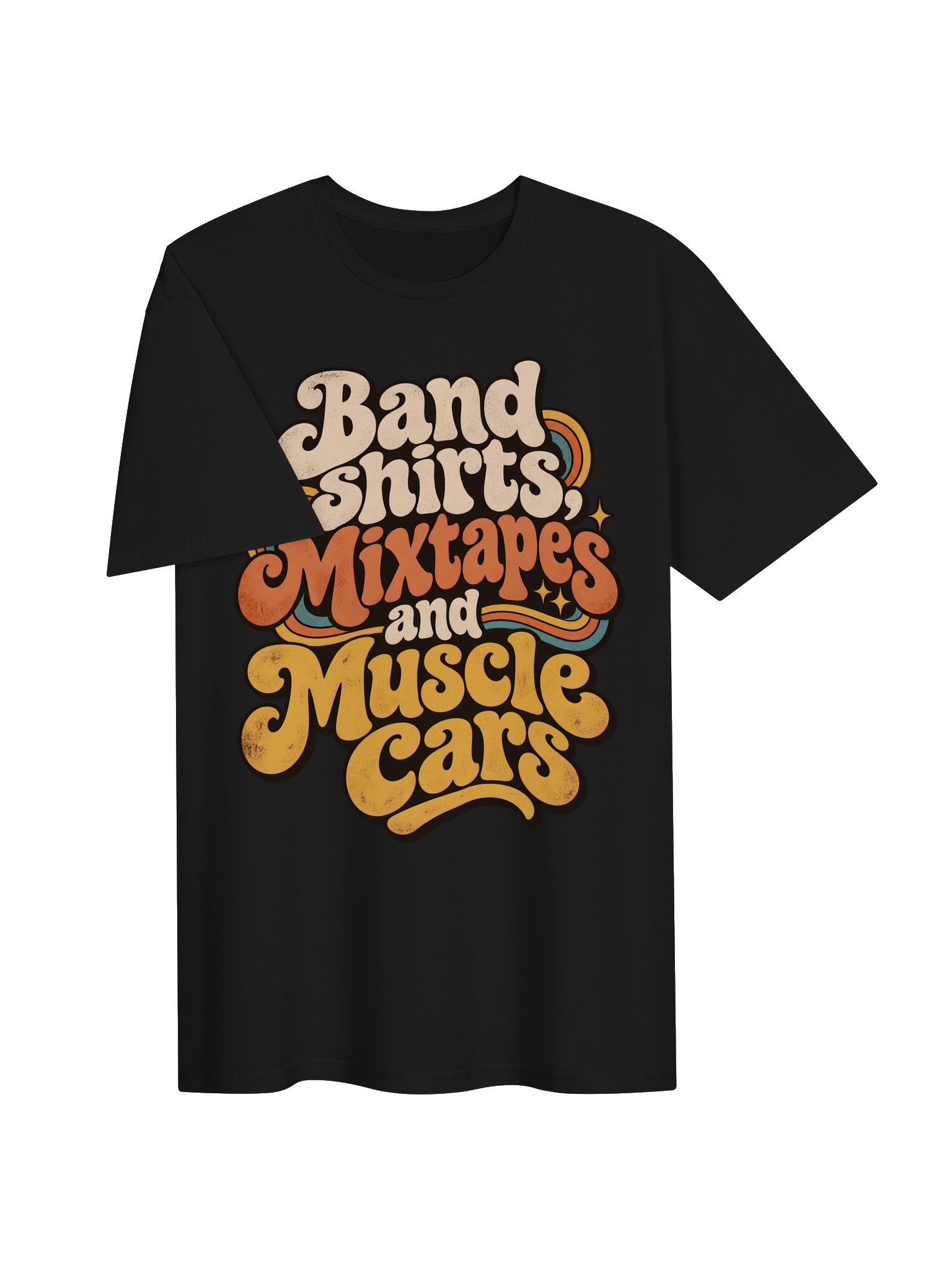 Band Shirts, Mixtapes & Muscle Cars Tee product image (28)