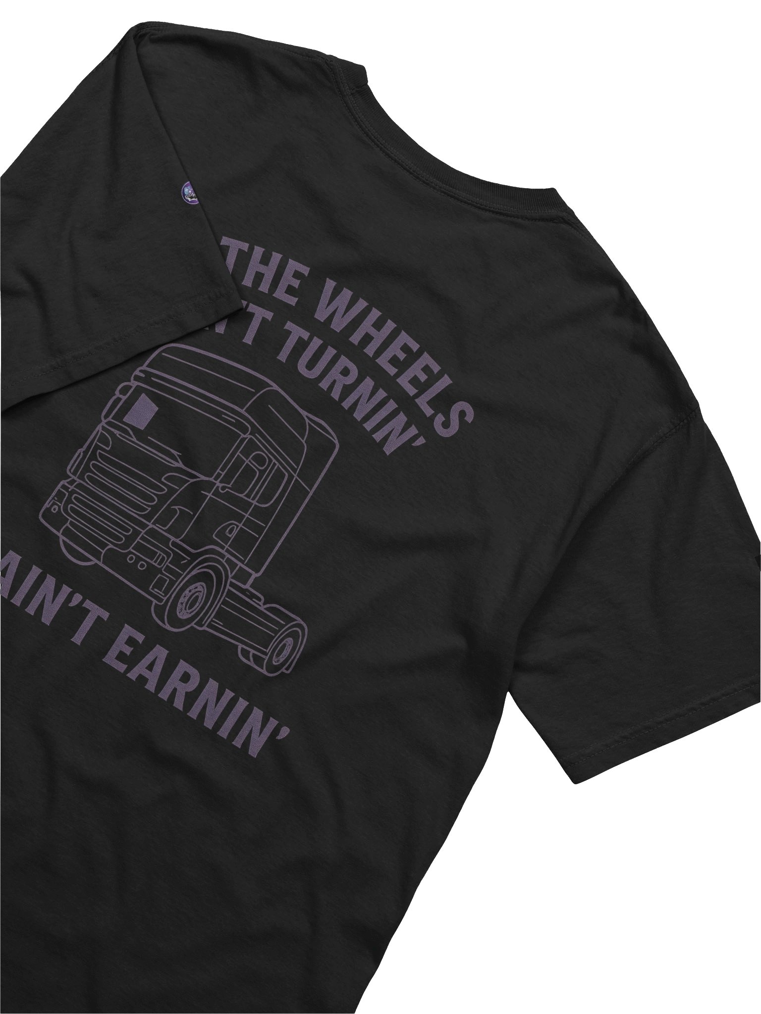 Gdubz360streams Trucker Tee - Black product image (6)