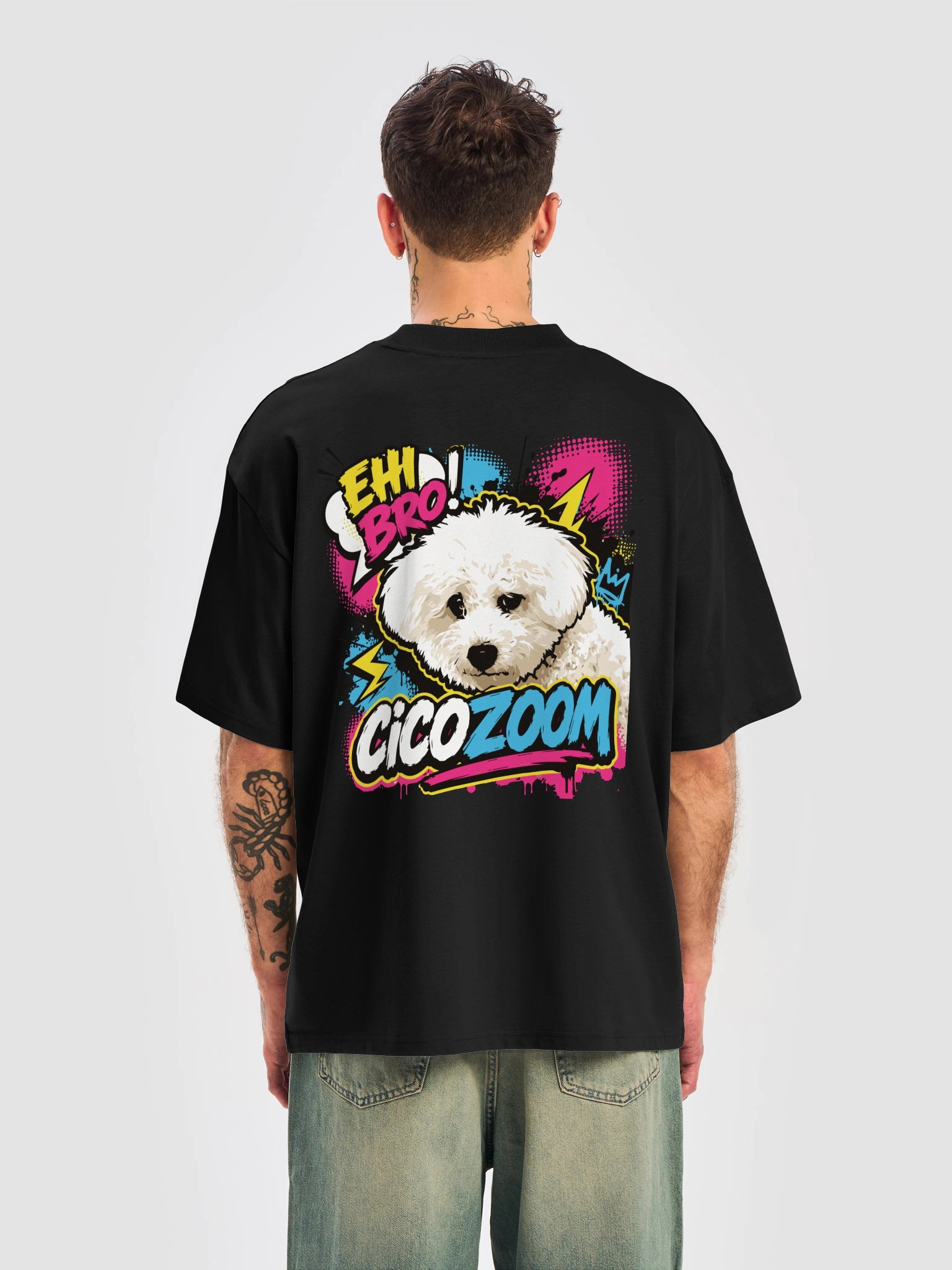 T-Shirt Oversized Cicozoom "Ehi Bro!" – Superior product image (28)