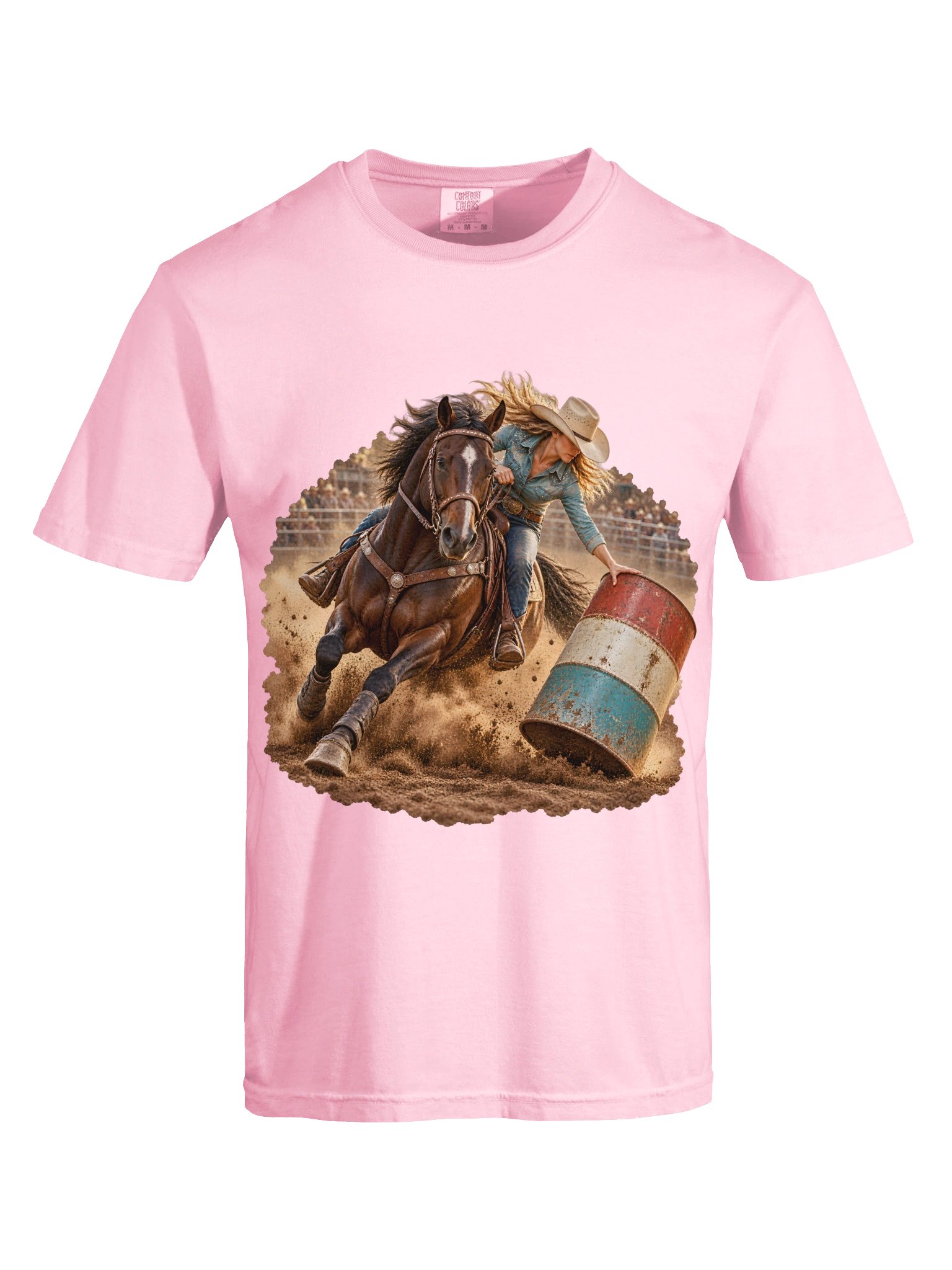 Barrel Racing Shirt — Save the Barrel Two-Sided Tee | Broken Cowgirl™ product image (11)