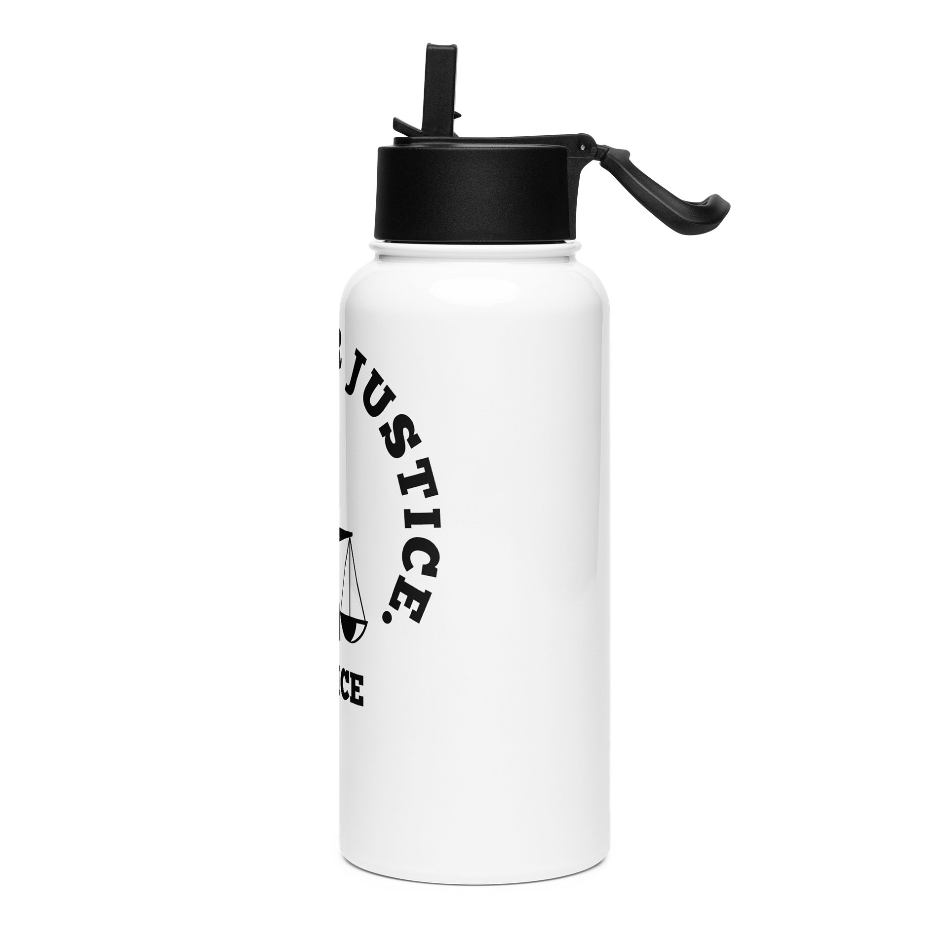 'Thirst For Justice ' Eclipse 32 oz Stainless Steel Straw Water Bottle product image (3)
