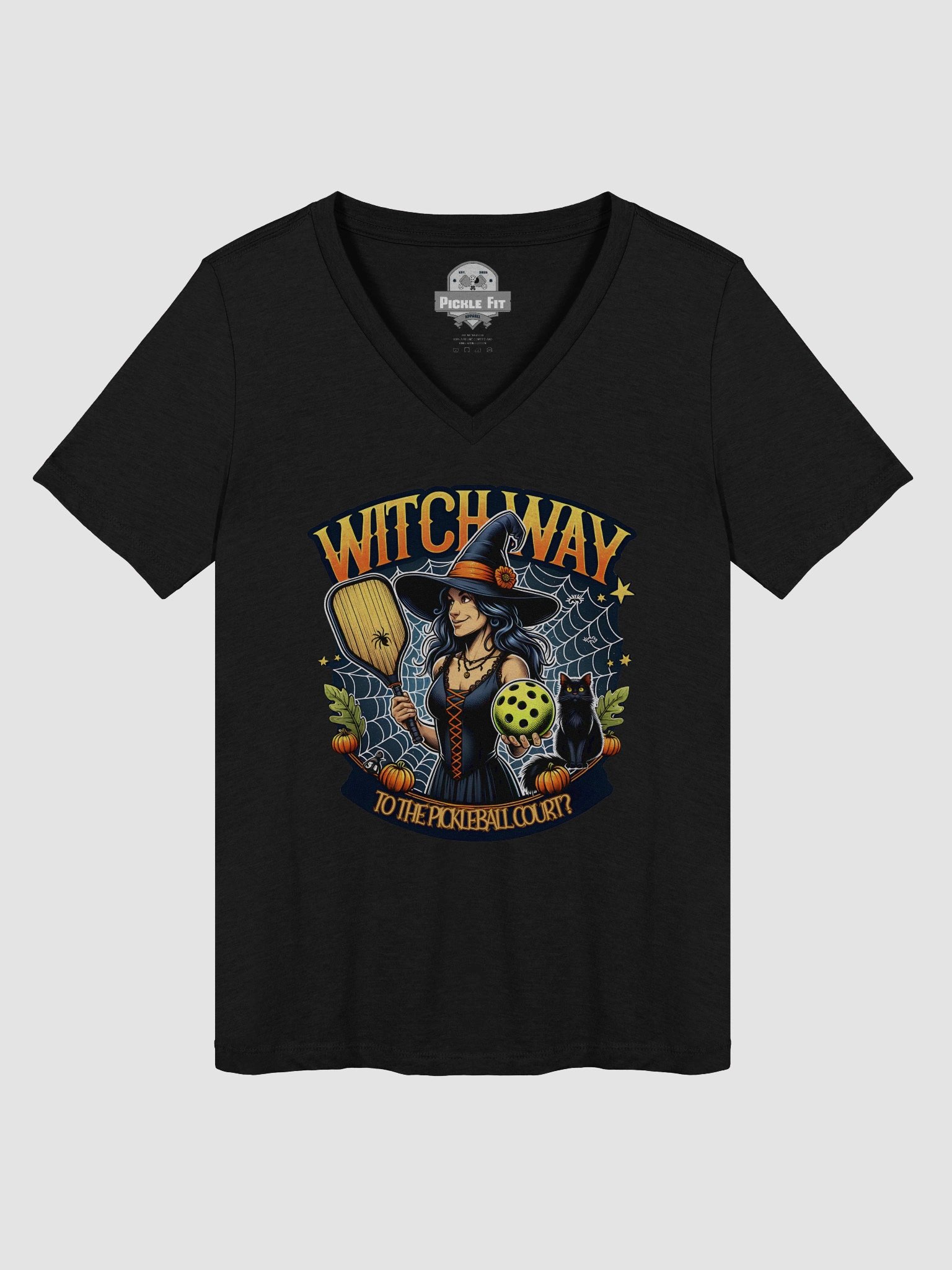 Witch Way Women's V-Neck Tee product image (5)