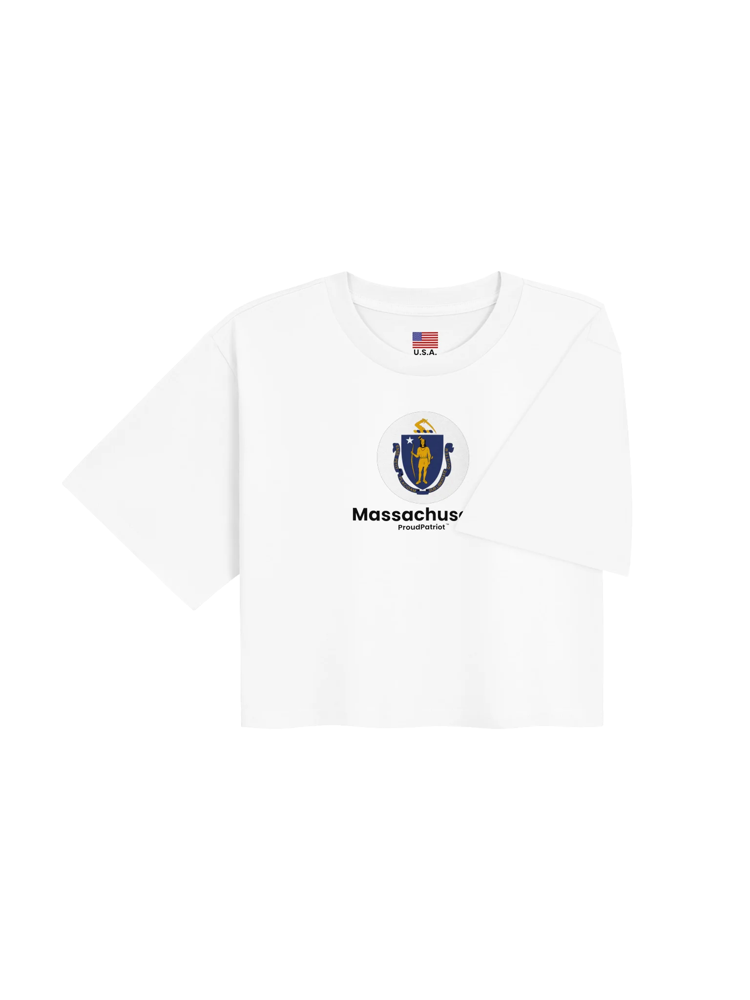 Massachusetts Women's Classic Crop Tee product image (8)