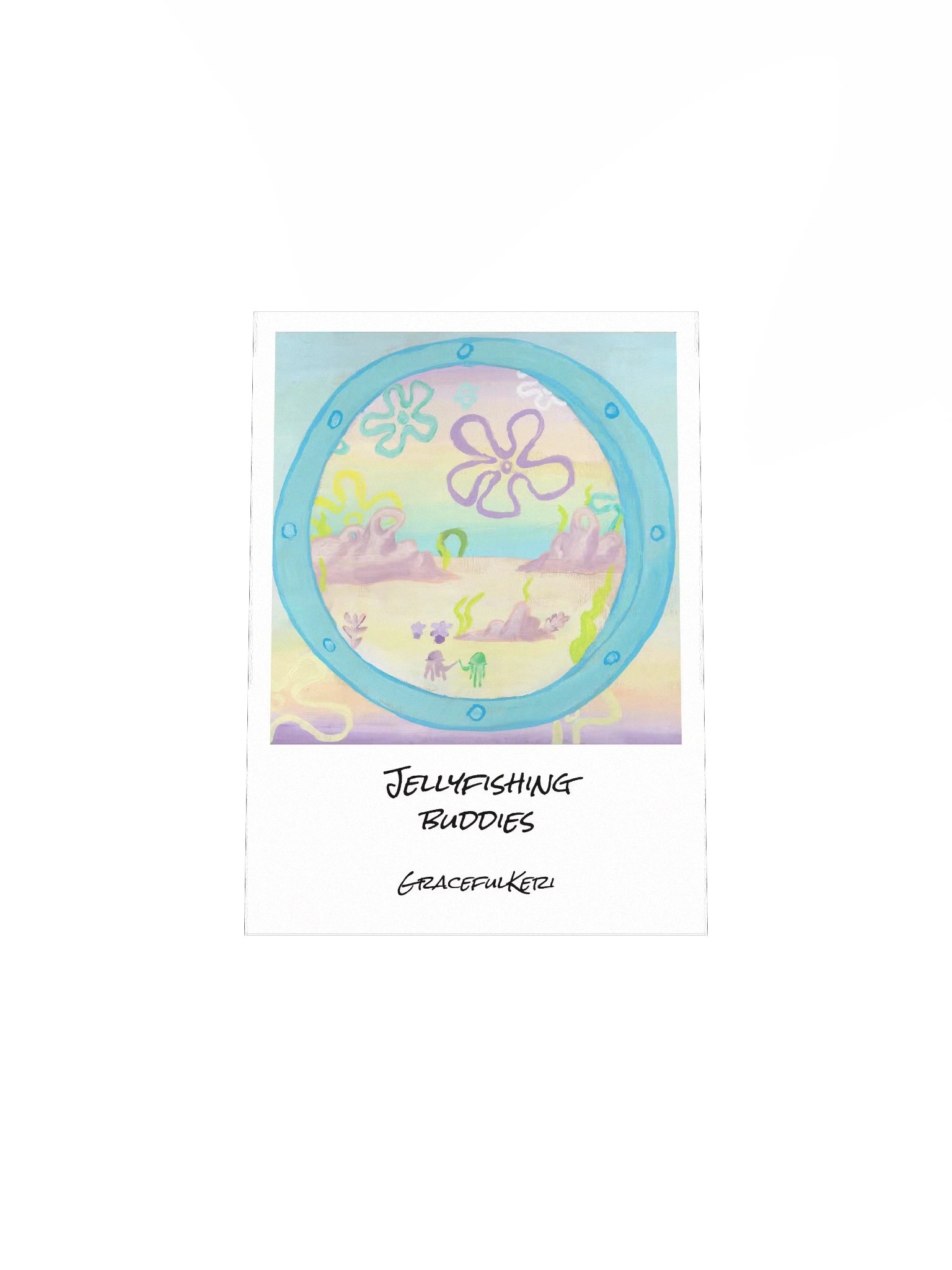 Jellyfishing Buddies - Vibrant Matte Poster Print product image (4)