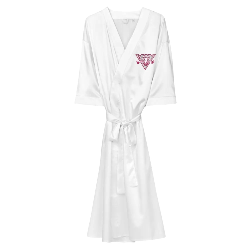KAY V SATIN ROBE product image (11)