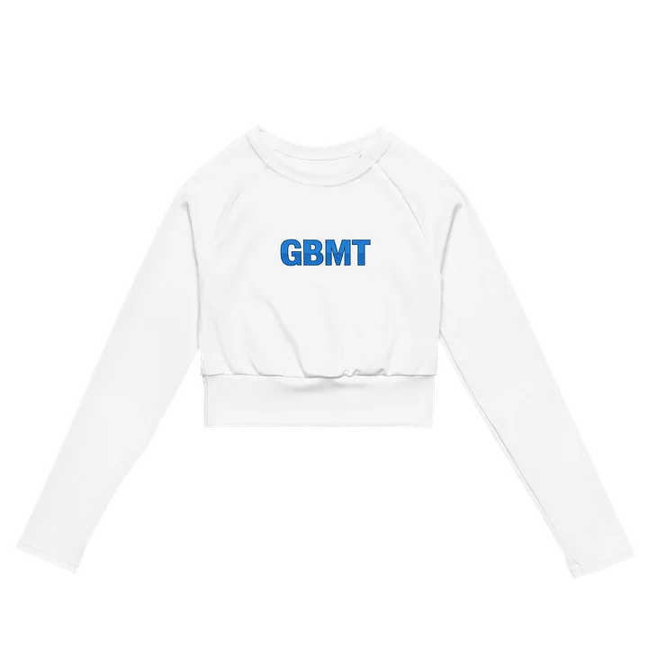 GBMT Women’s Cropped Long Sleeve | God Brought Me Through Fitted Top product image (2)