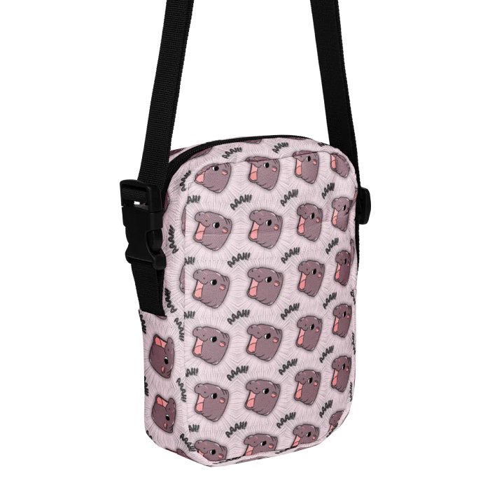 MOODENG'S PINK AAAH! UTILITY CROSSBODY BAG! product image (1)