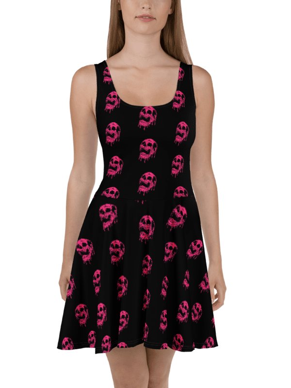 Pink Skull Pattern Dress product image (1)
