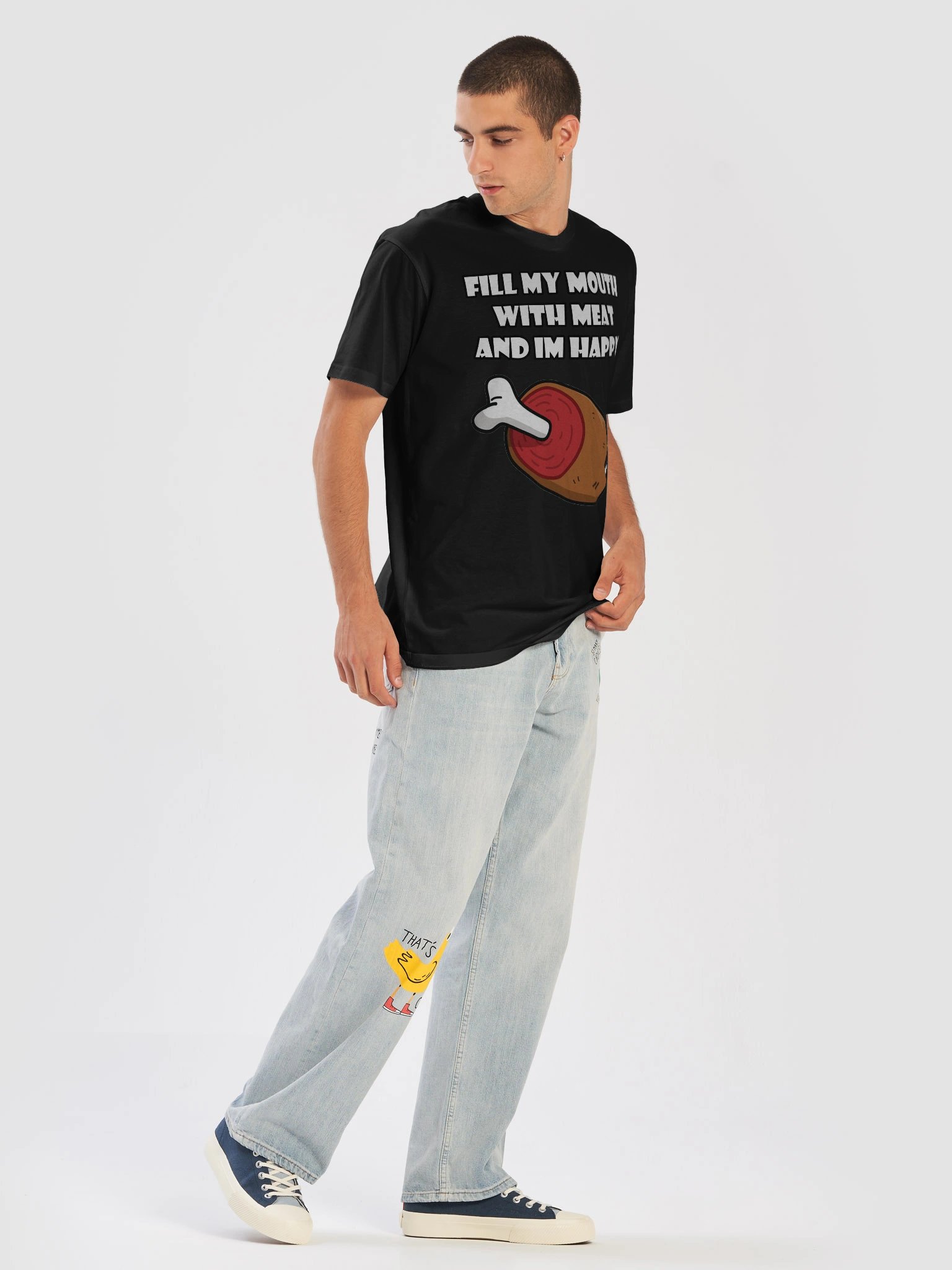 Rude Adult Fill my Mouth Joke T-Shirt product image (5)