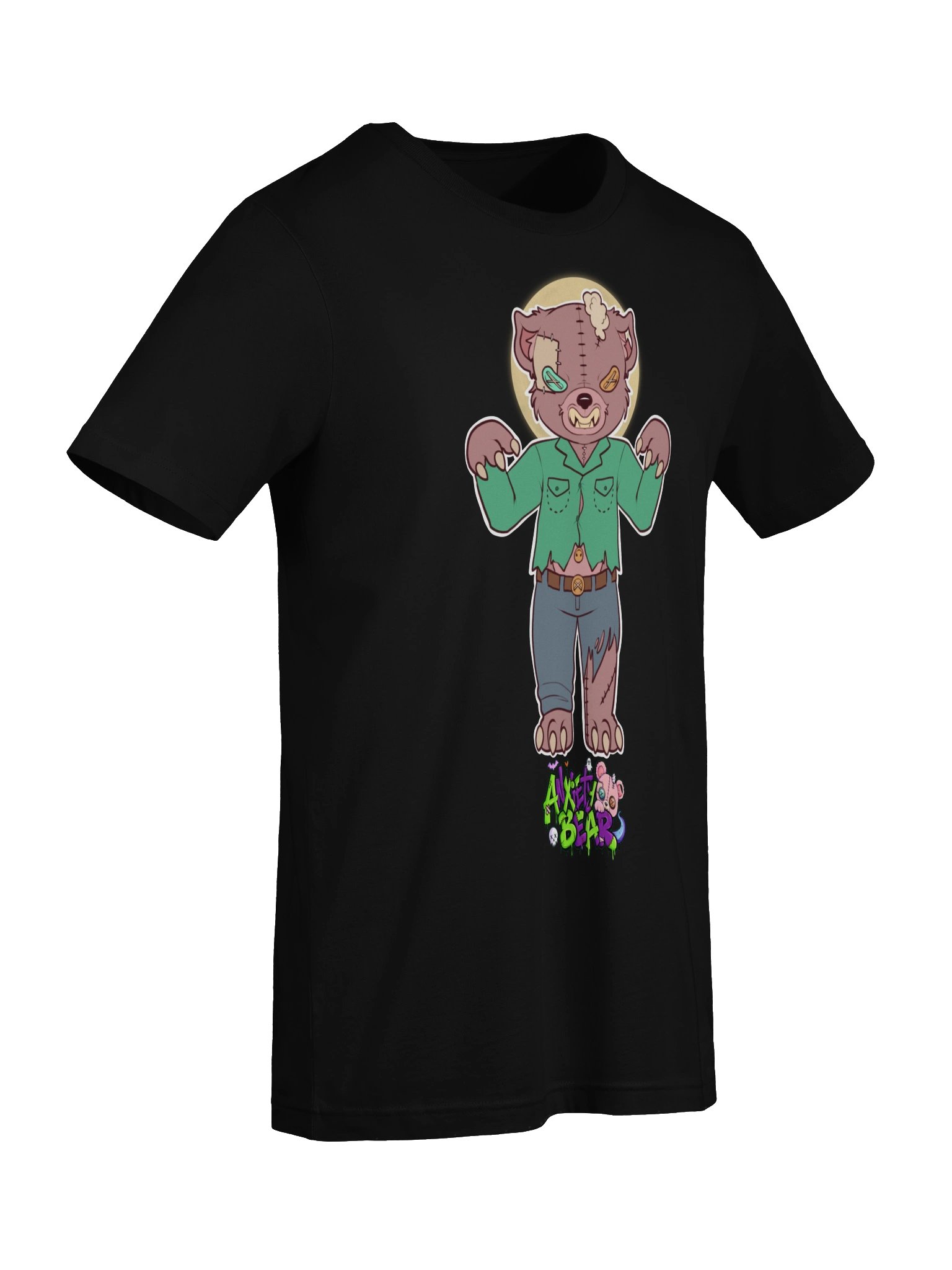 Anxiety Bear Scare Bear Tshirt: WolfBear product image (71)