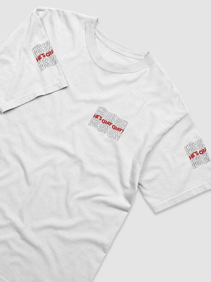 He's cray cray! Shirt (red/black) product image (2)