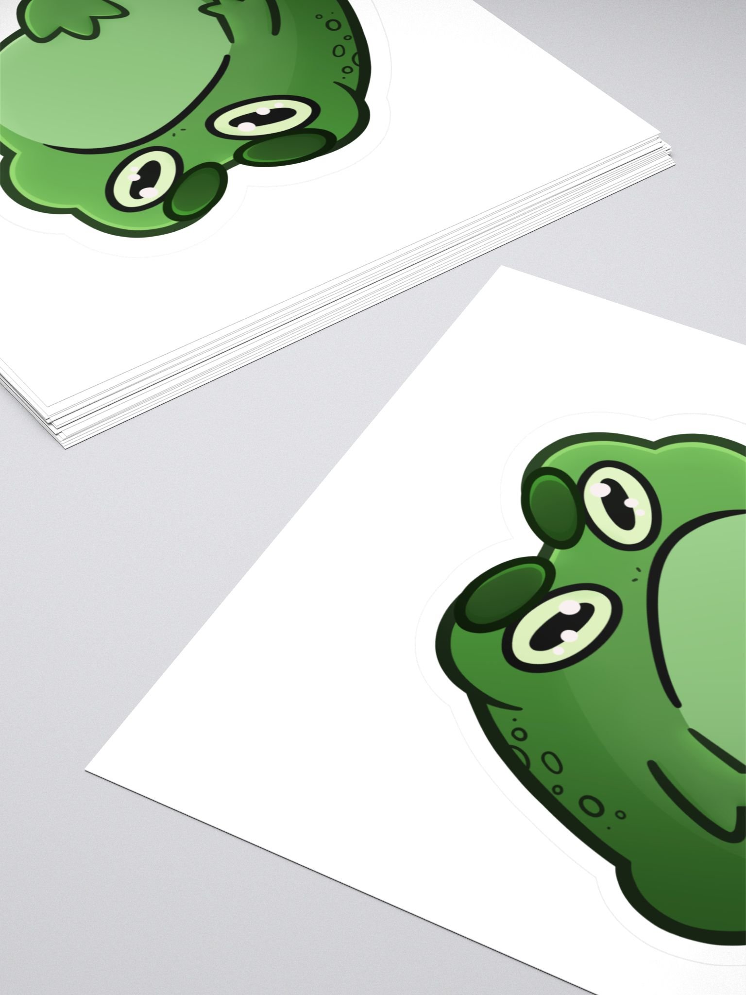 Grumpy Frog Vinyl Stickers product image (4)