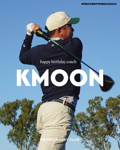 Happy birthday, Coach KMOON! 🎂⛳️

If KMOON has ever helped your game, encouraged you, or made golf more fun, today’s a good d...