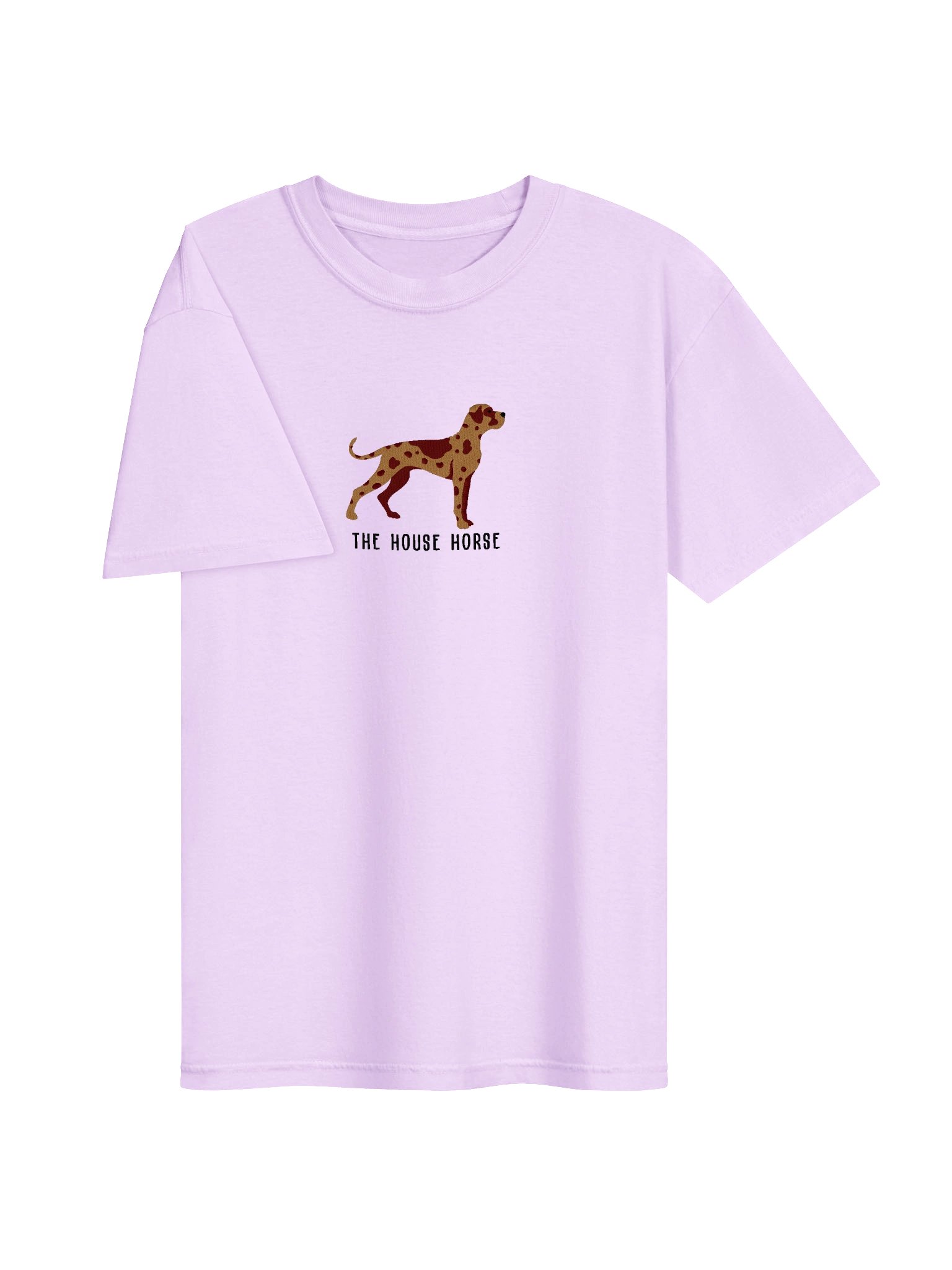 The House Horse T-Shirt(Embroidered) of a Great Dane(Chocolate Merle) product image (6)