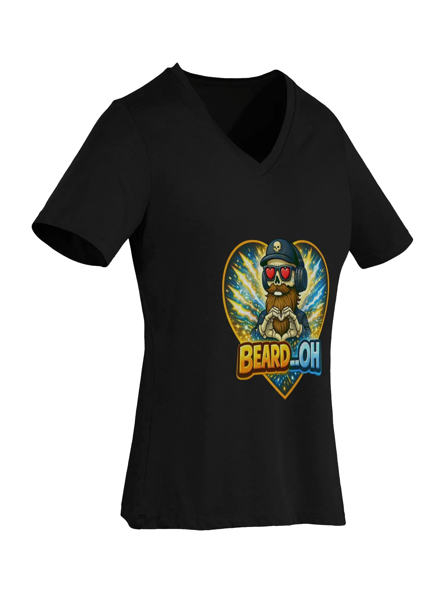 Beard__Oh Women's V-Neck T-Shirt product image (6)