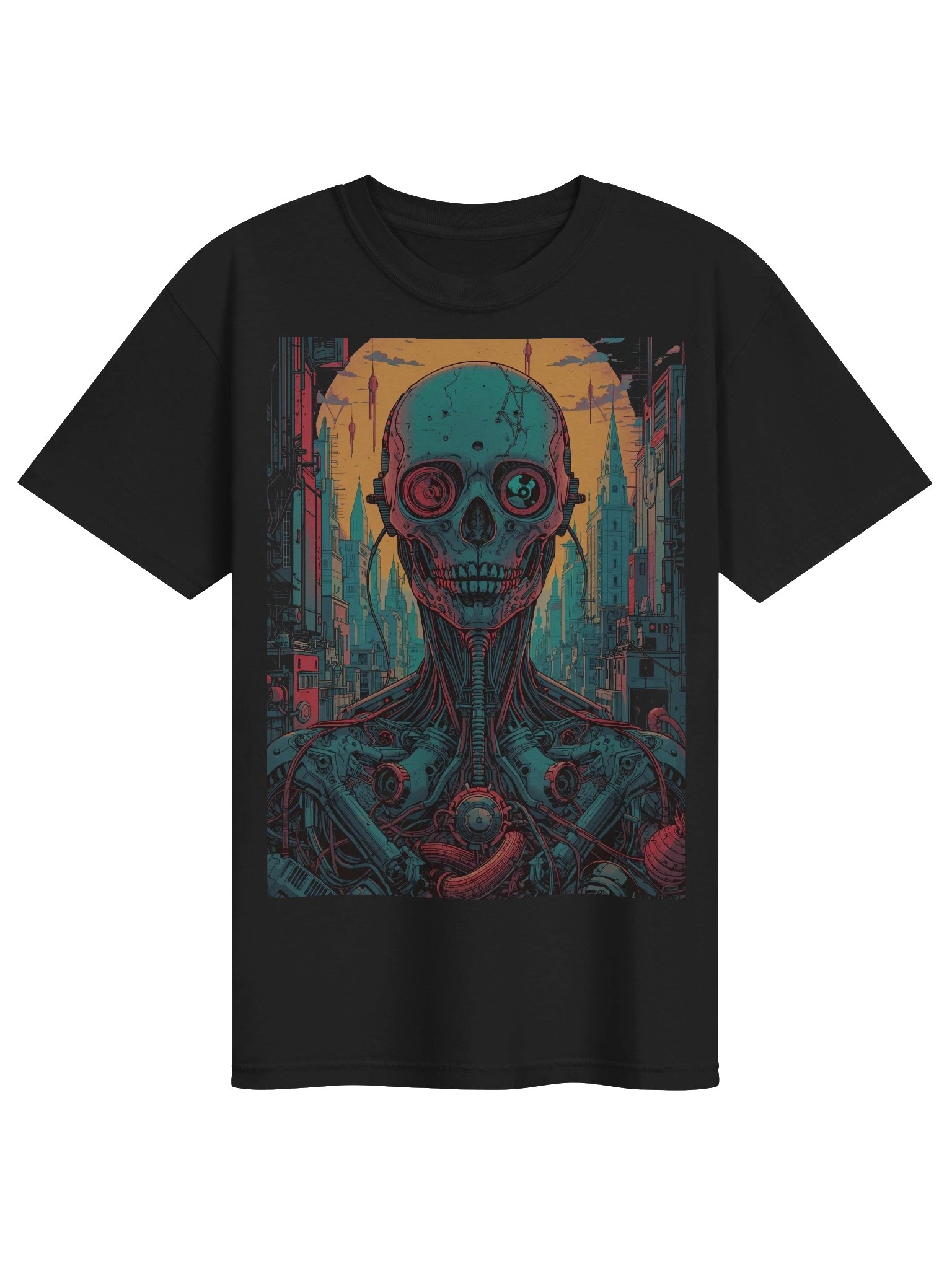 Synthetic Skull Dominion Heavyweight T-Shirt product image (1)