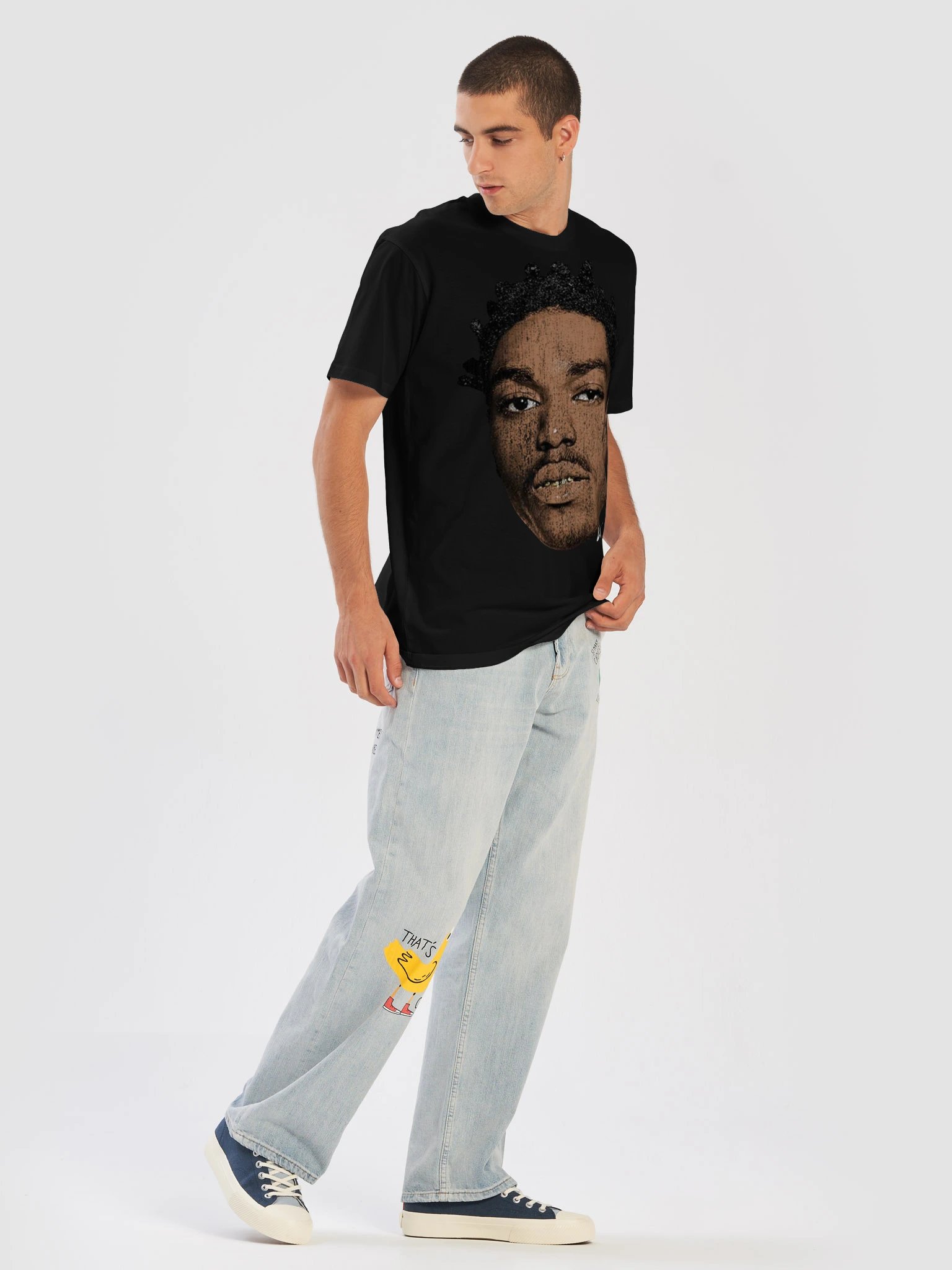 FURBITO Midnight Bars Camiseta Premium product image (13)