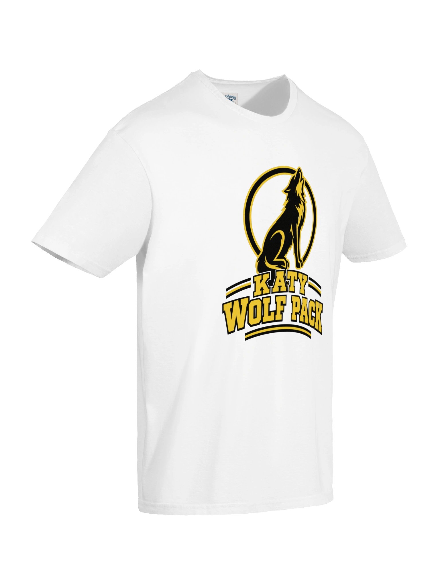 Katy Wolf Pack Howling Wolf Unisex Tee (White or Grey) product image (2)