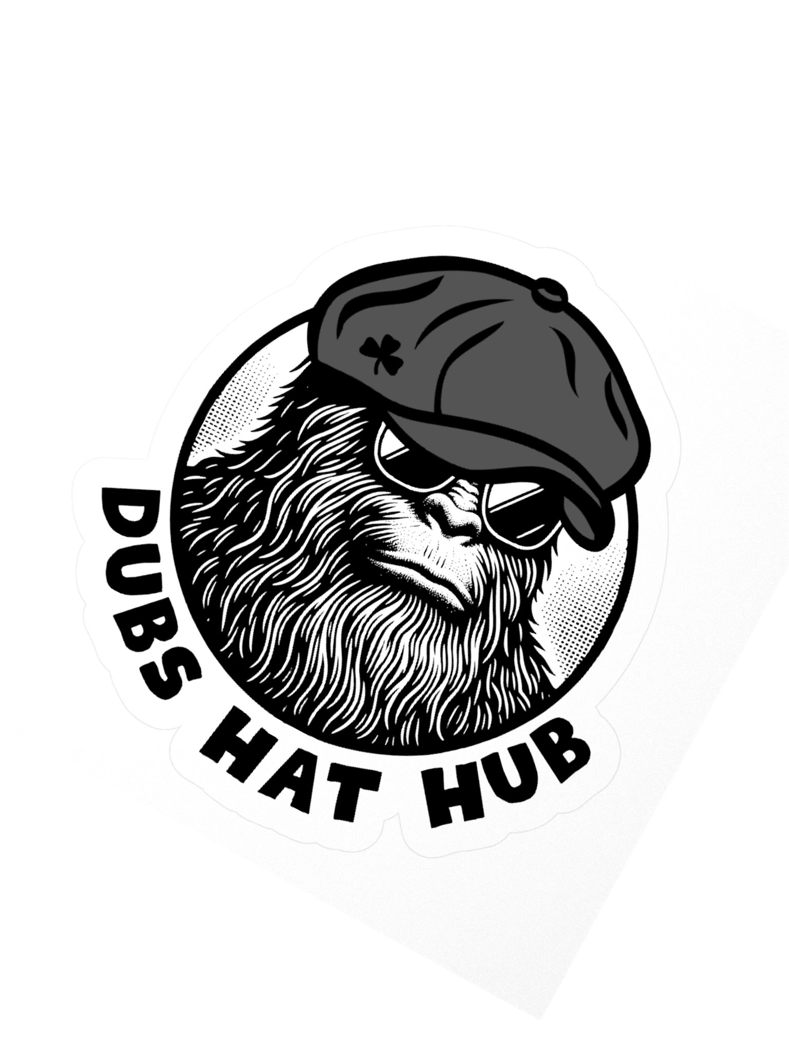Dubs Hat Hub Capped Sasquatch Sticker product image (2)