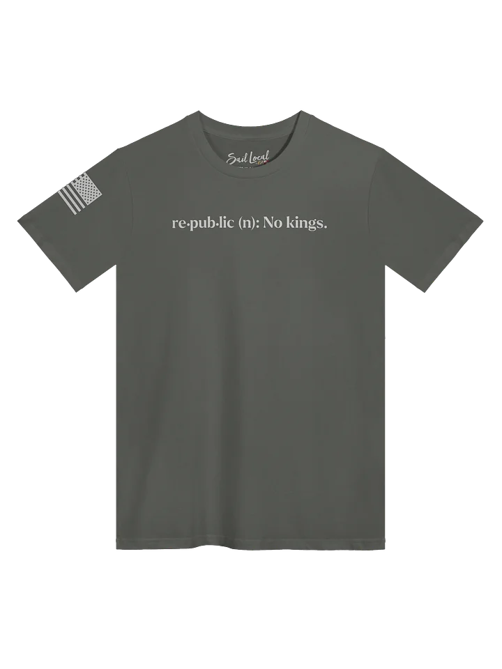 No Kings Unisex Organic Battle Tee product image (1)