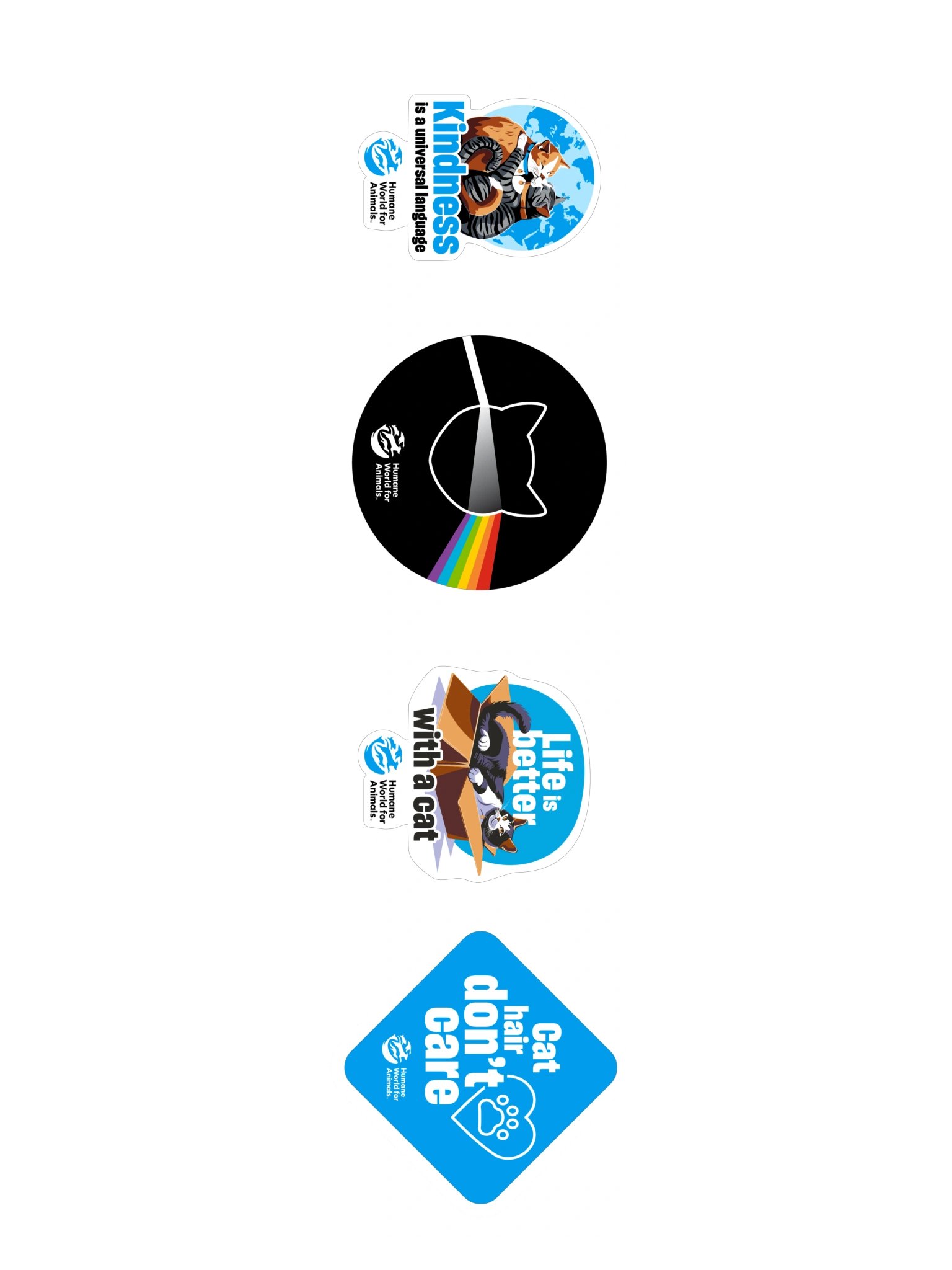 I love cats stickers – Set of 4 product image (8)
