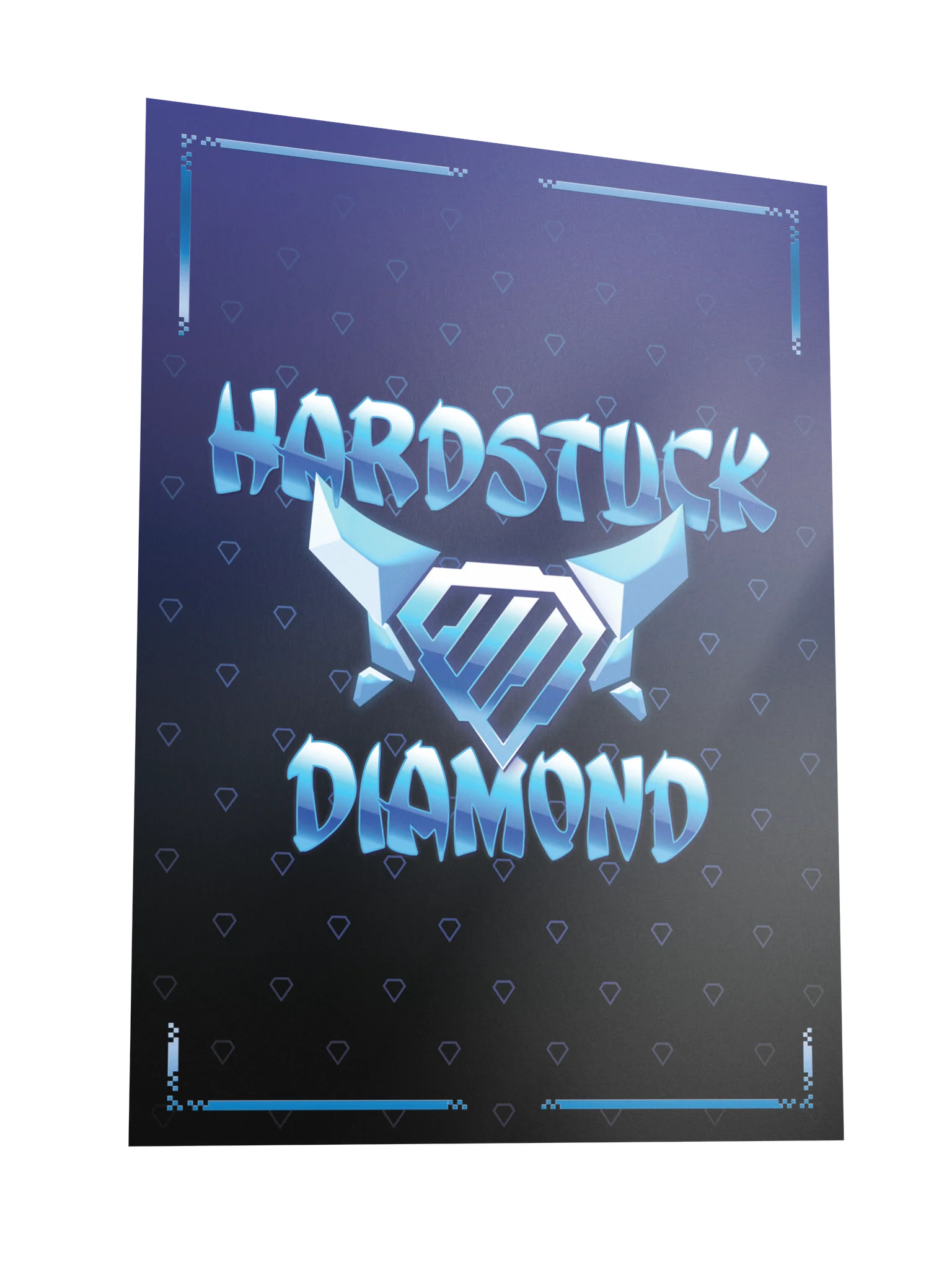 Hardstuck Diamond Poster (Black) product image (3)