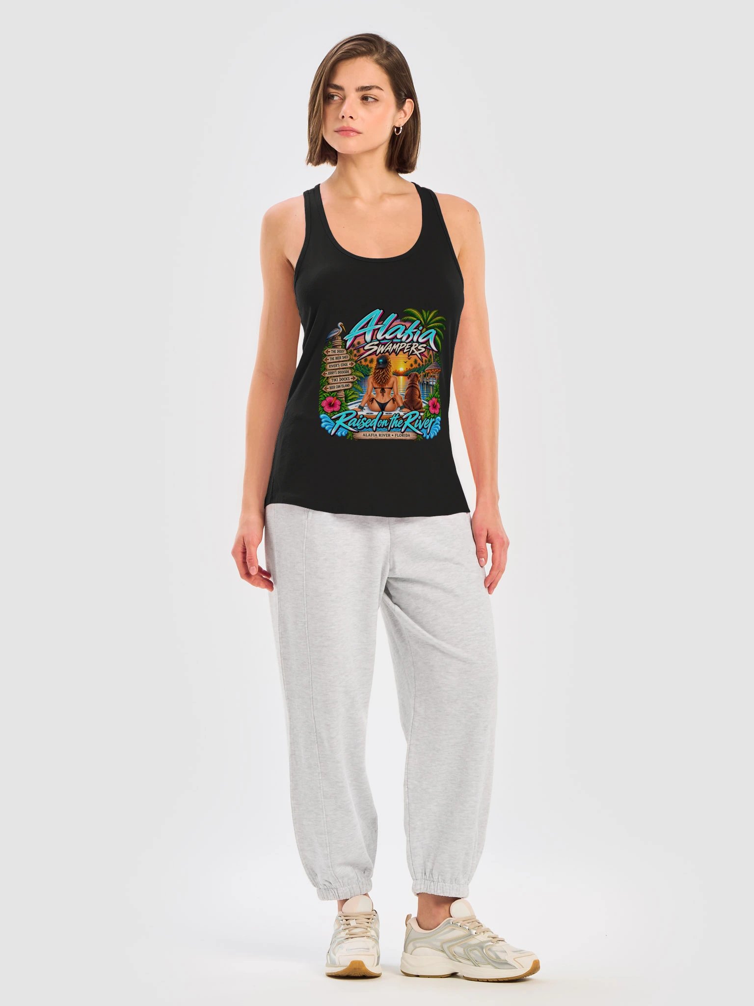 Raised on the River — Ladies Racerback Tank product image (17)