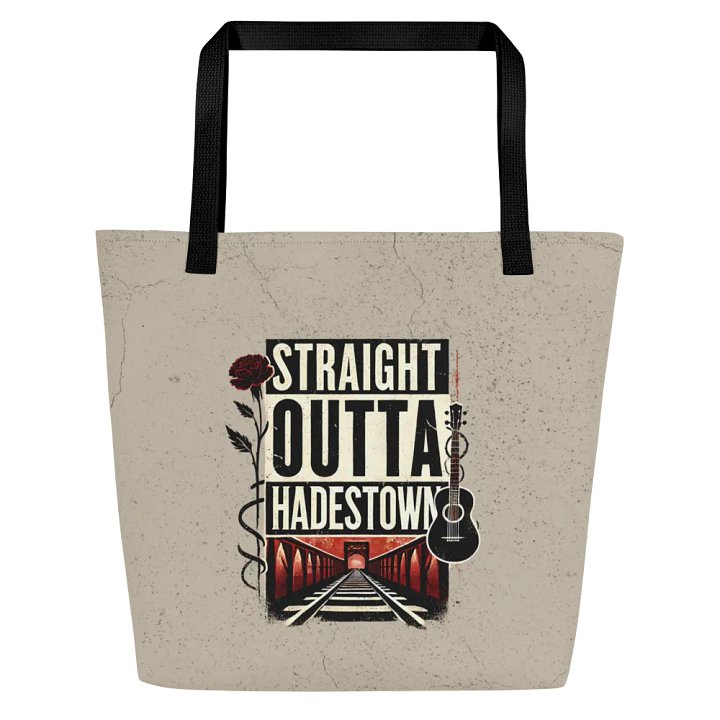 Straight Outta Hadestown Broadway Tote Bag – All-Over Print Musical Theater Tote product image (1)