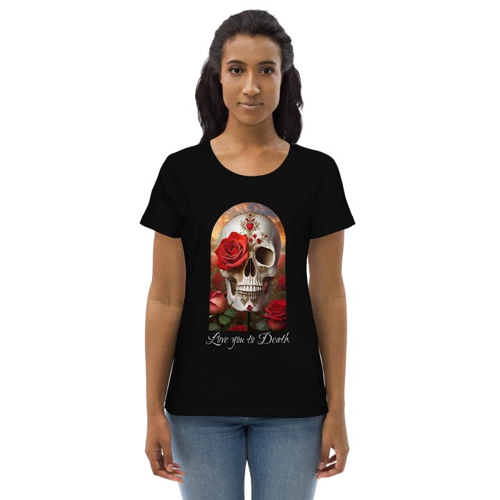 Love you to Death Candle Fitted T-shirt product image (1)