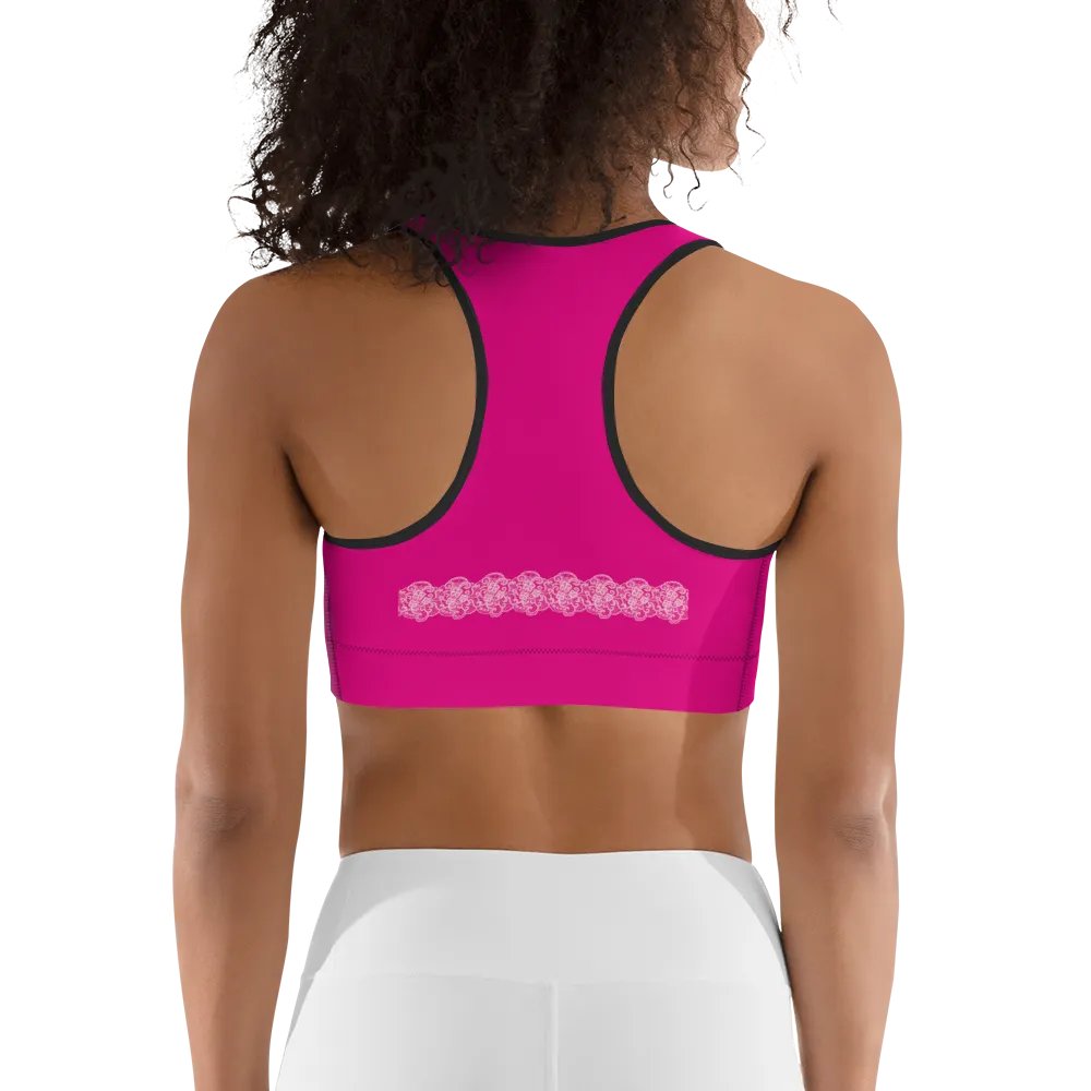 Lace Pink Premium Sportswear Gymtop product image (8)
