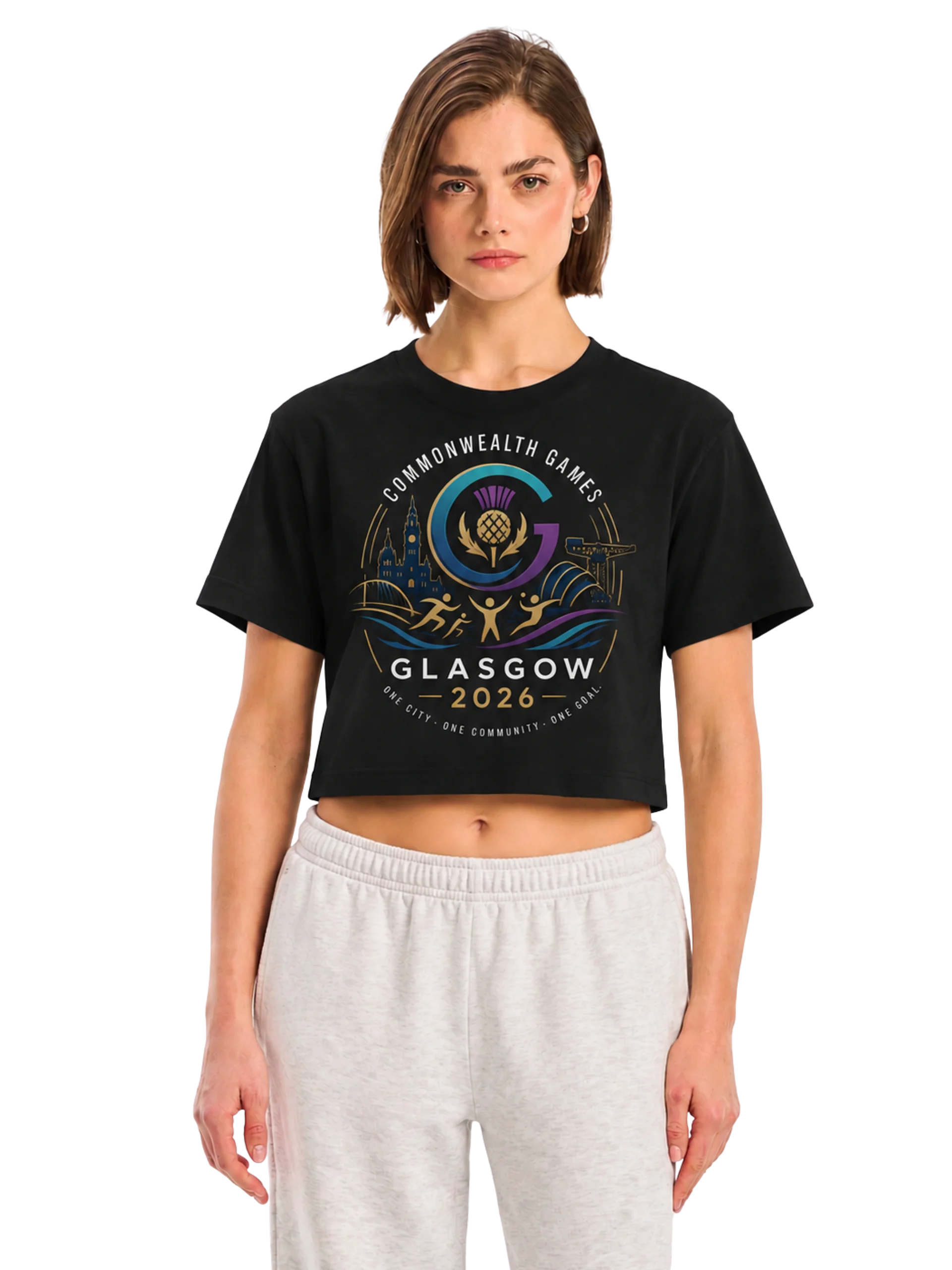 Glasgow 2026 Commonwealth Games Crop Top product image (1)
