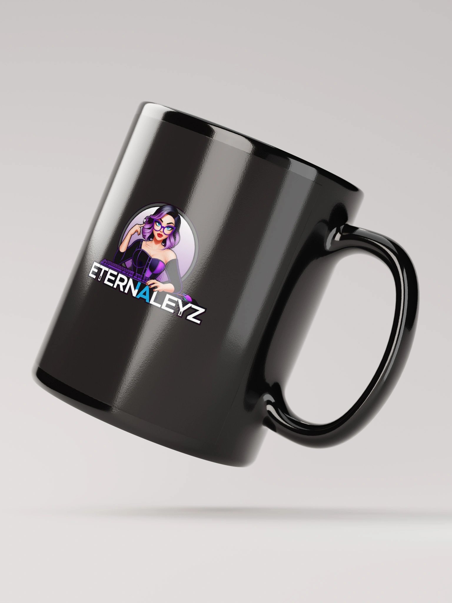 EternalEyz Black Glossy Mug product image (3)