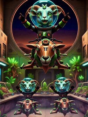 Garrett the Android Goat: Music Video 4 #goat #scifi #cartoon #animation #musicvideo 