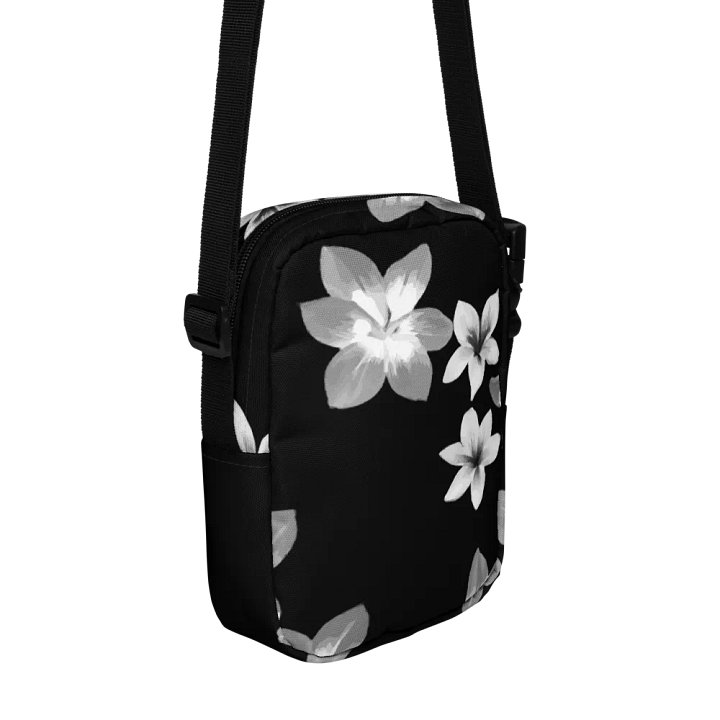 Utility Crossbody Bag | Volcanic Ash Translucent Caribbean Flower Print product image (2)