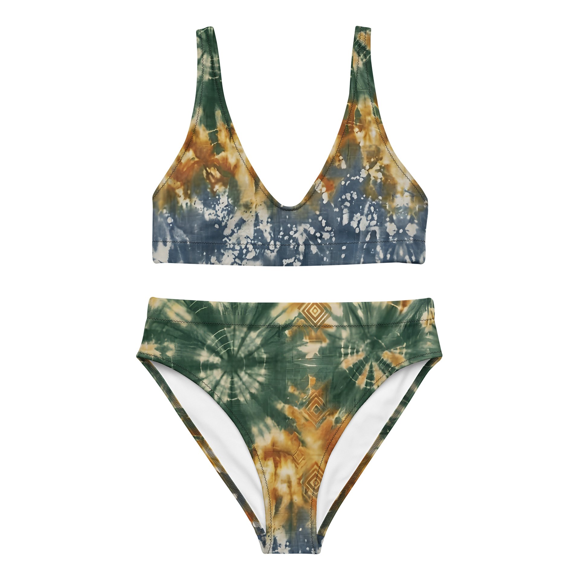 Copacabana Vintage – Organic Texture One-Piece Swimsuit product image (1)