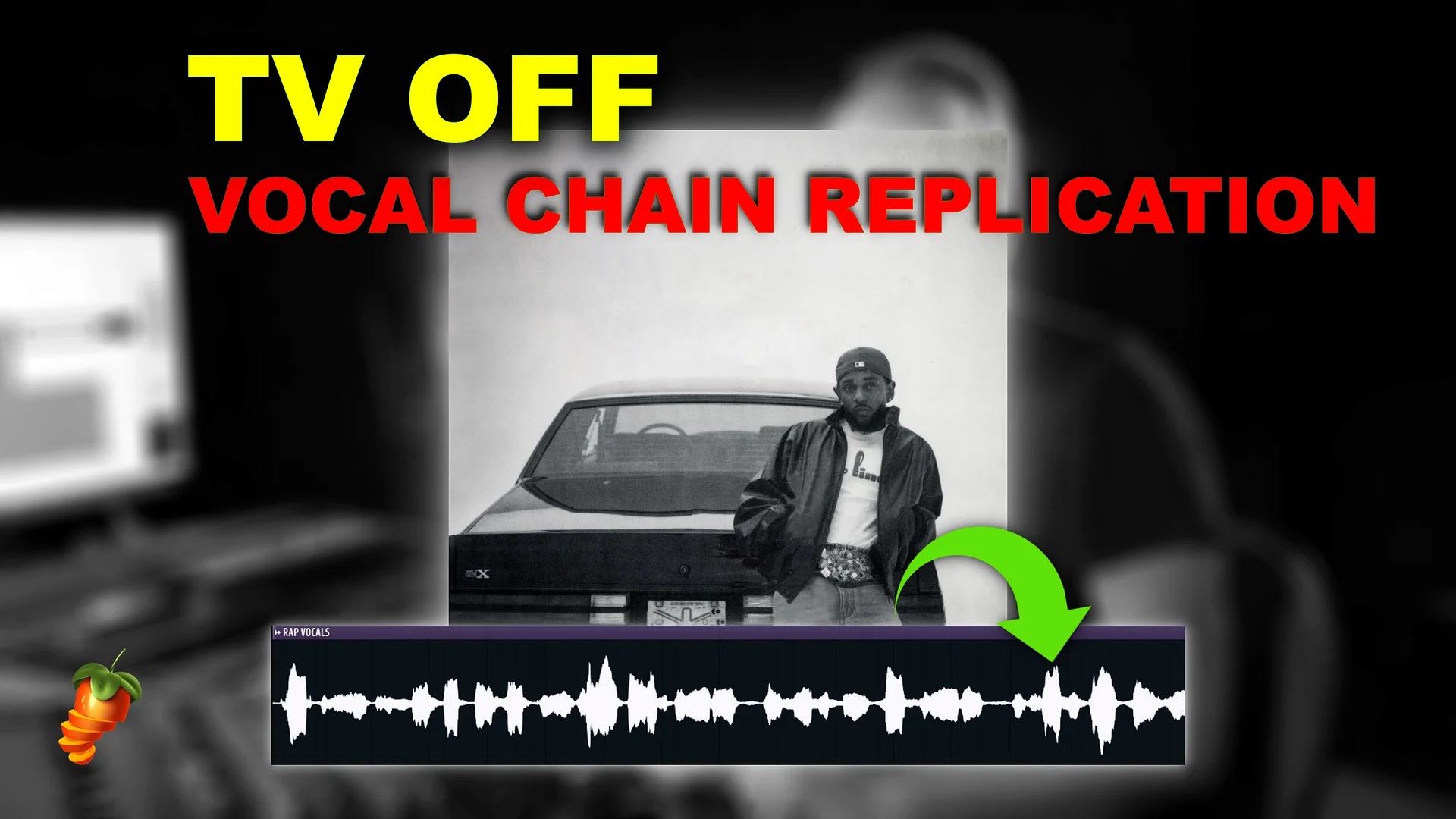 Kendrick Lamar 'TV Off' Vocal Template Replication product image (1)