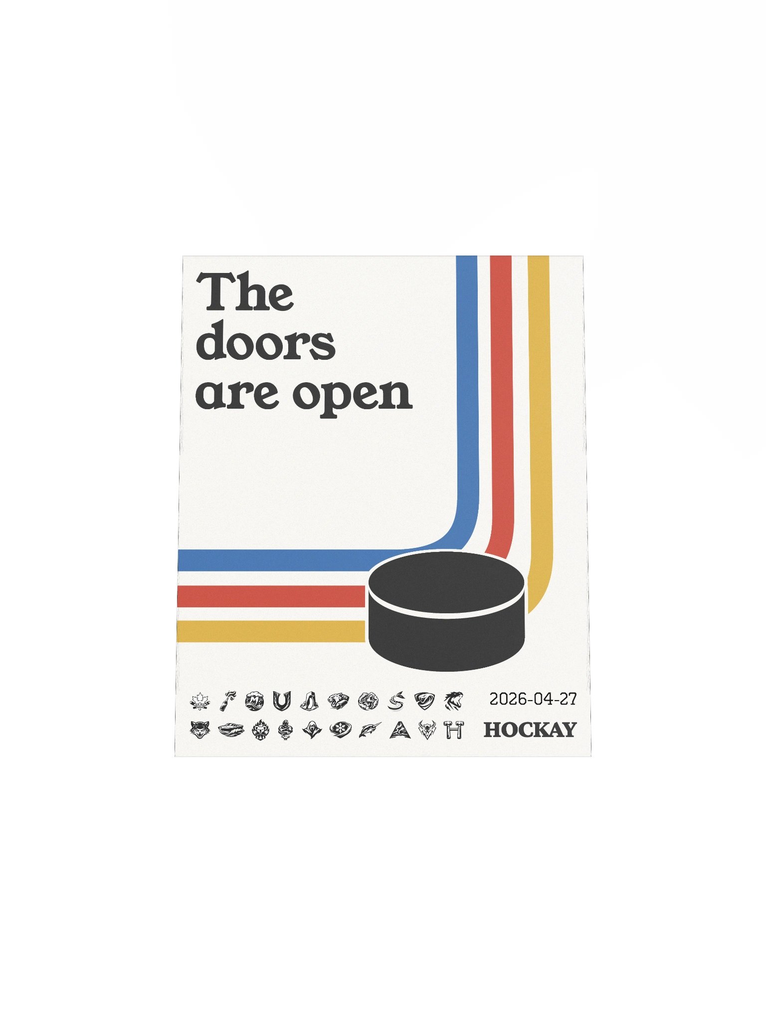 The doors are open - Commemorative Launch Poster product image (7)