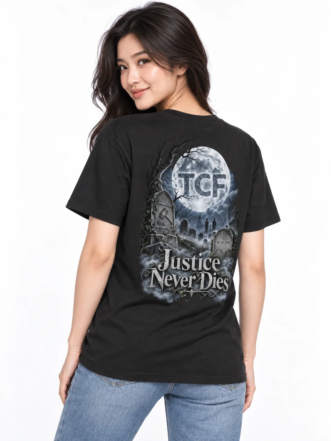 Justice Never Dies TCF Halloween Edition Tee product image (1)