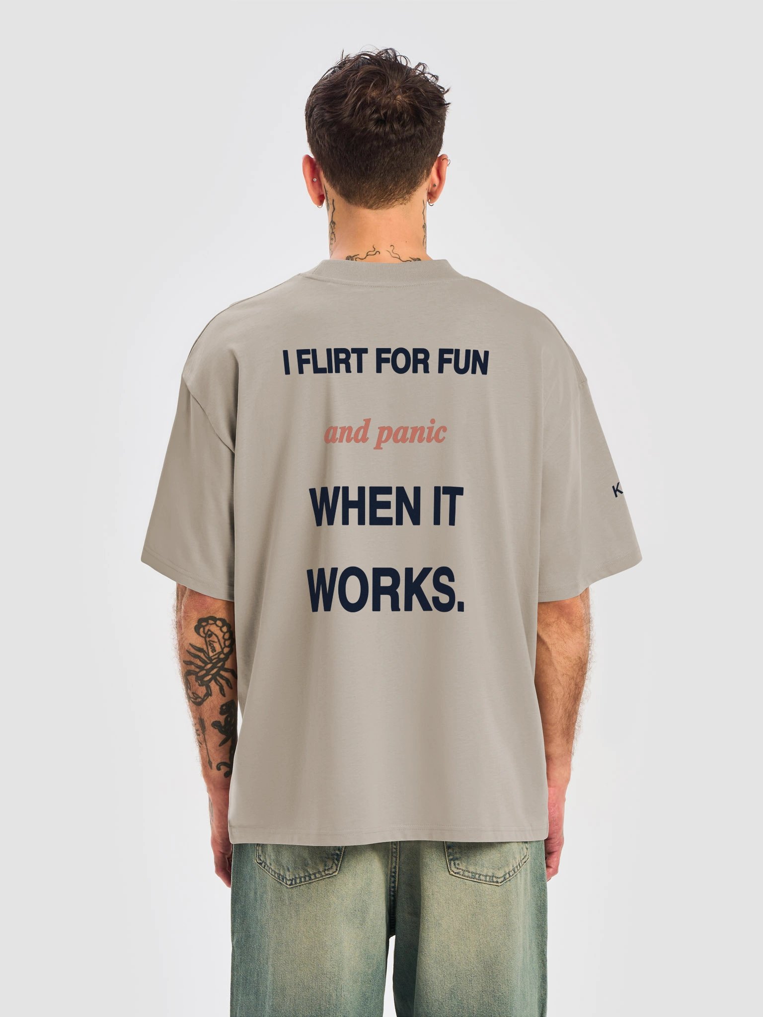 I Flirt for Fun — Oversized Tee product image (5)
