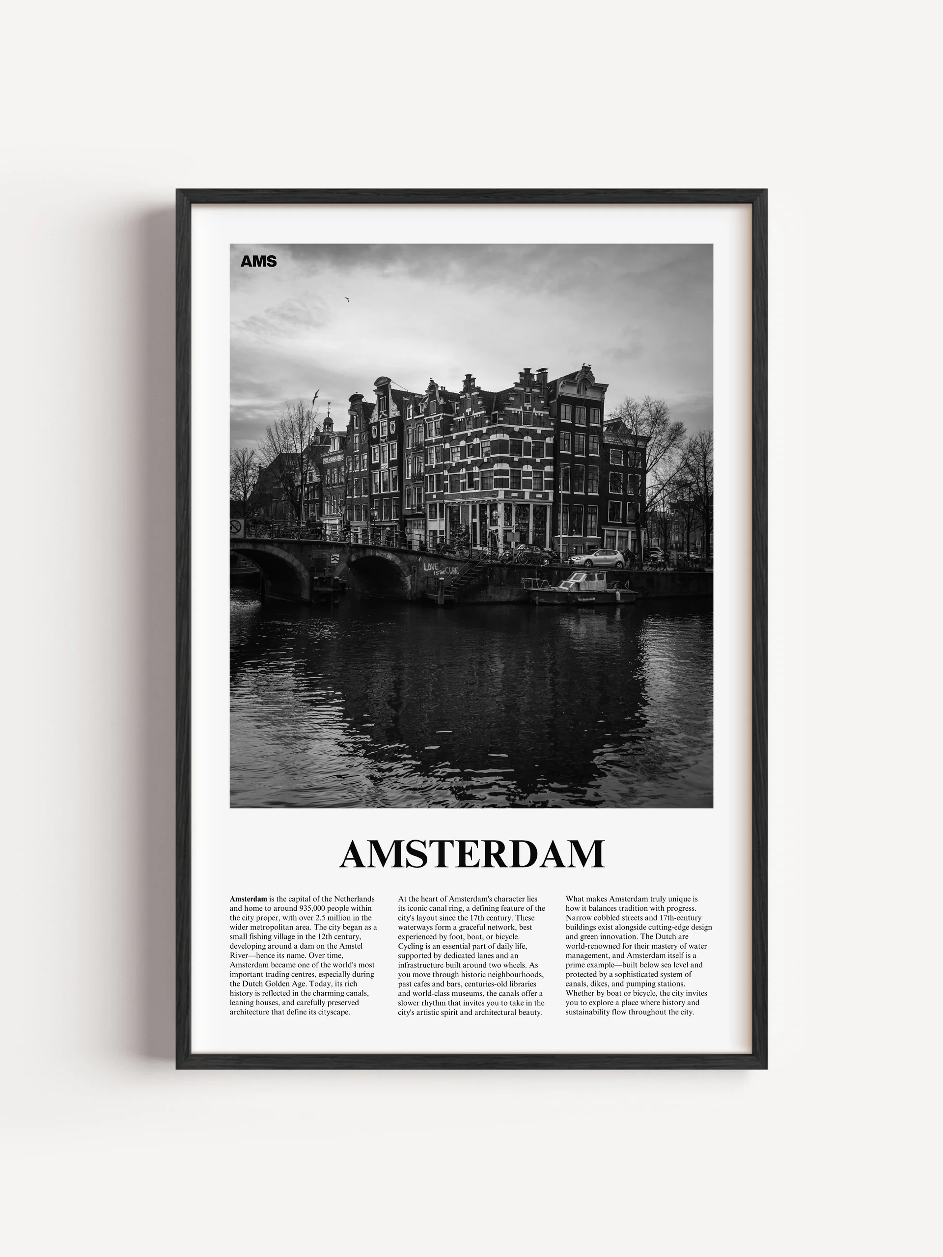 Amsterdam 04 Newspaper Poster product image (1)