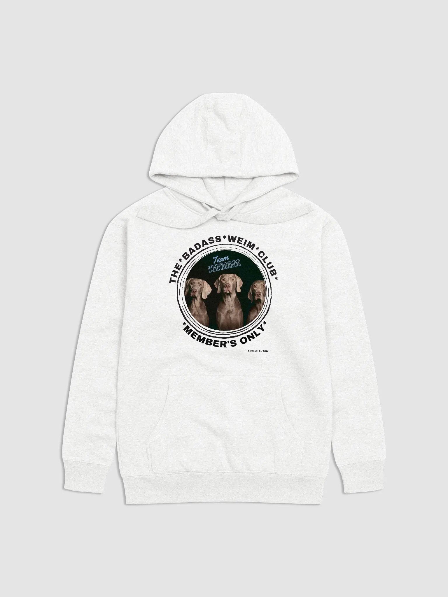 The Badass Weim Club - Cotton Heritage Unisex Premium Hoodie product image (2)