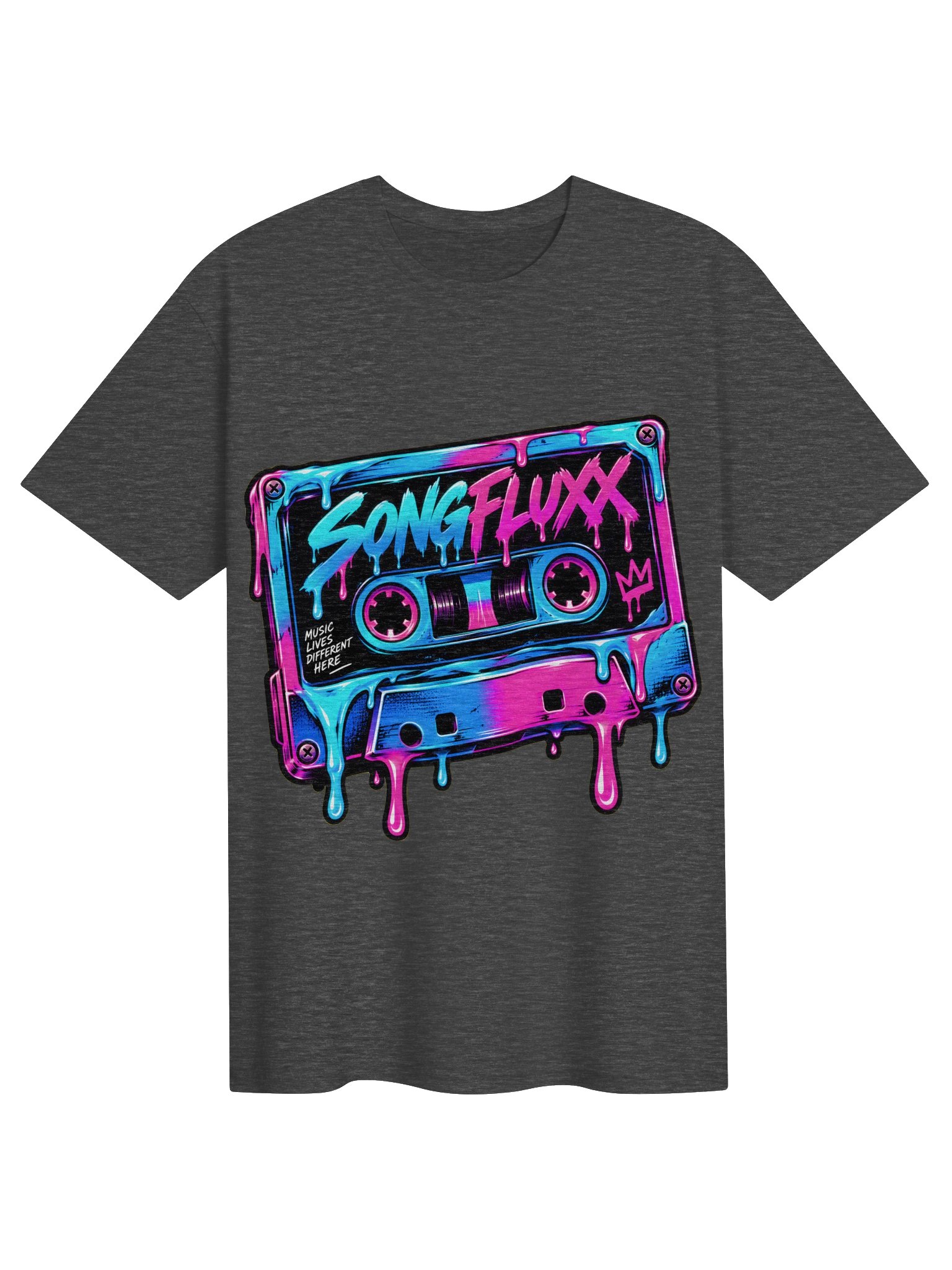 SONGFLUXX Neon Cassette Graphic Tee