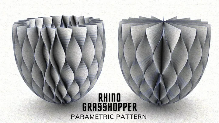 Parametric Floral Pattern Design Grasshopper Rhino Files Download product image (1)