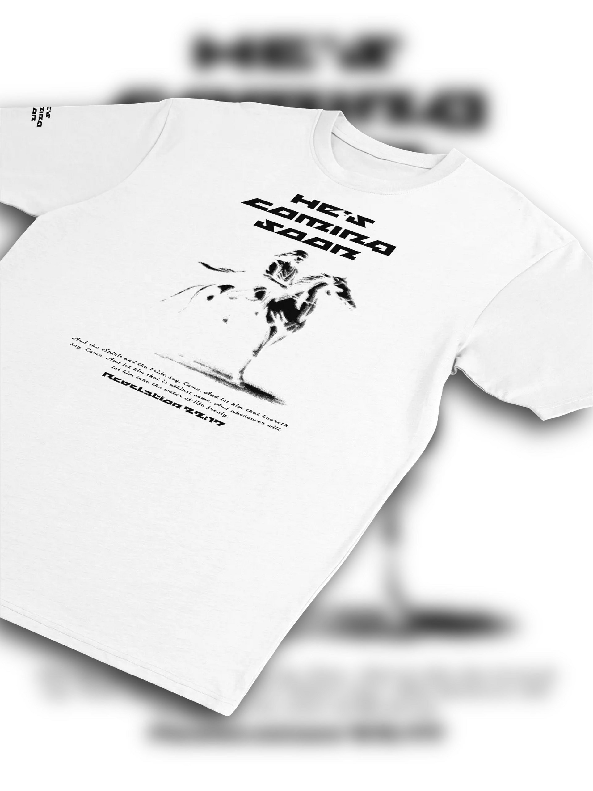 He's Coming Soon Collection - Cotton Heritage Men's Premium Heavyweight Tee product image (3)