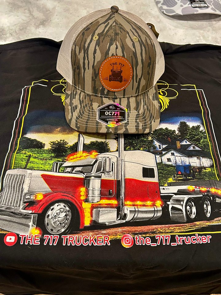 717 Trucker Adjustable Camo Hat product image (1)