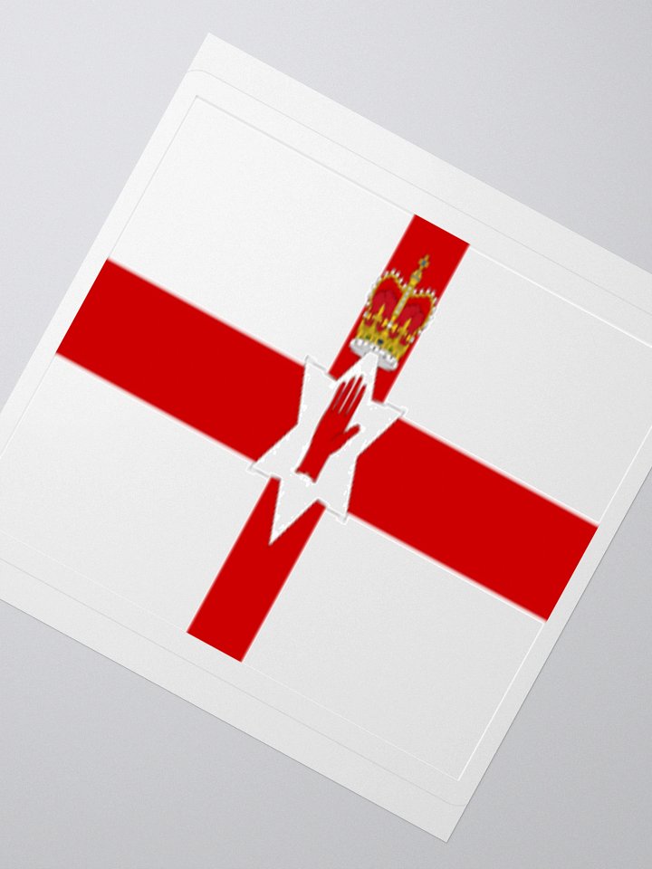"Exclusive Northern Ireland Flag (Ulster Banner) Kiss-Cut Stickers - High-Quality Vinyl, Multiple Sizes product image (5)