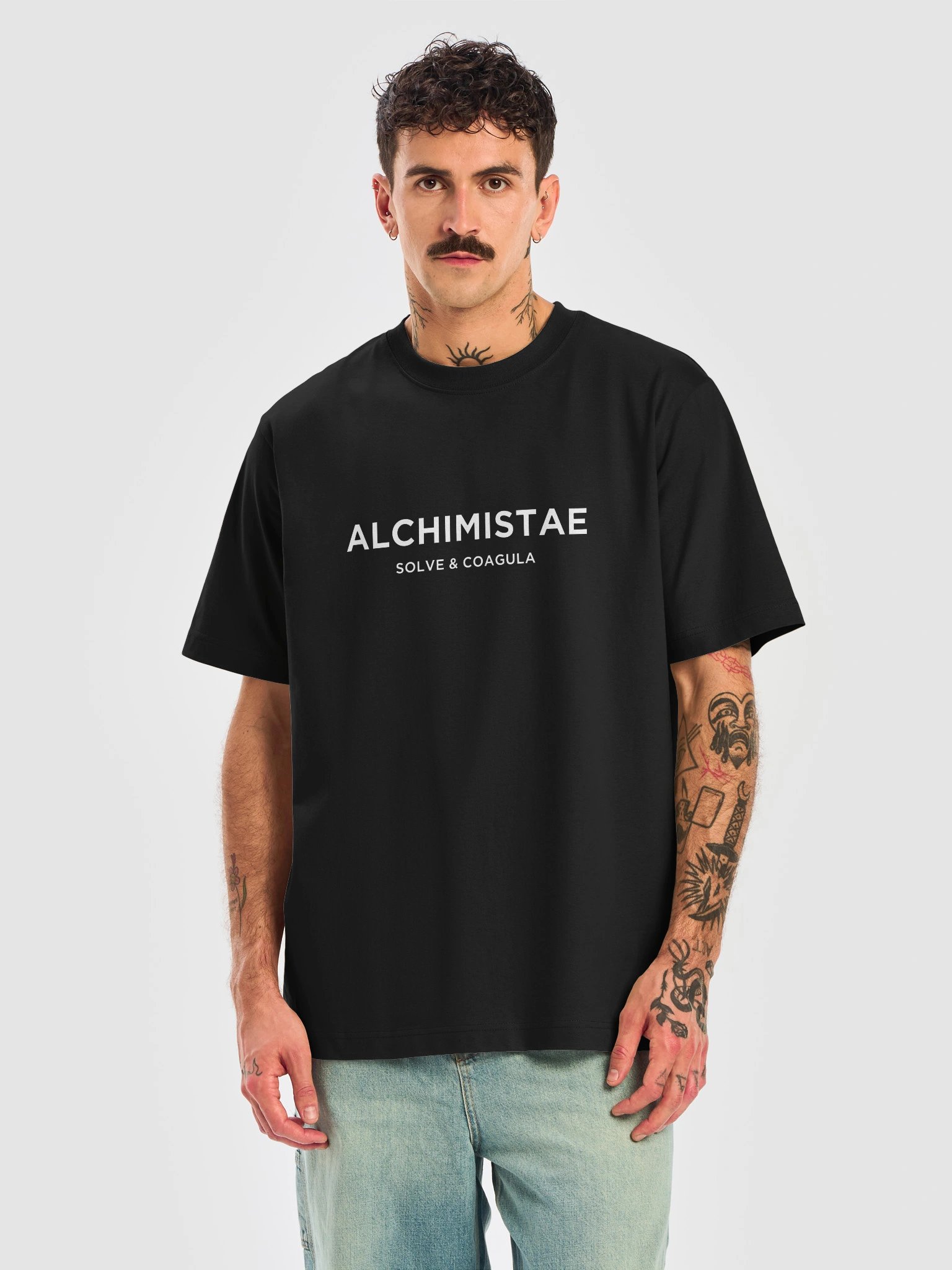 T-Shirt Unisex Oversize Coton Bio Poids Lourd - ALCHIMISTAE product image (4)