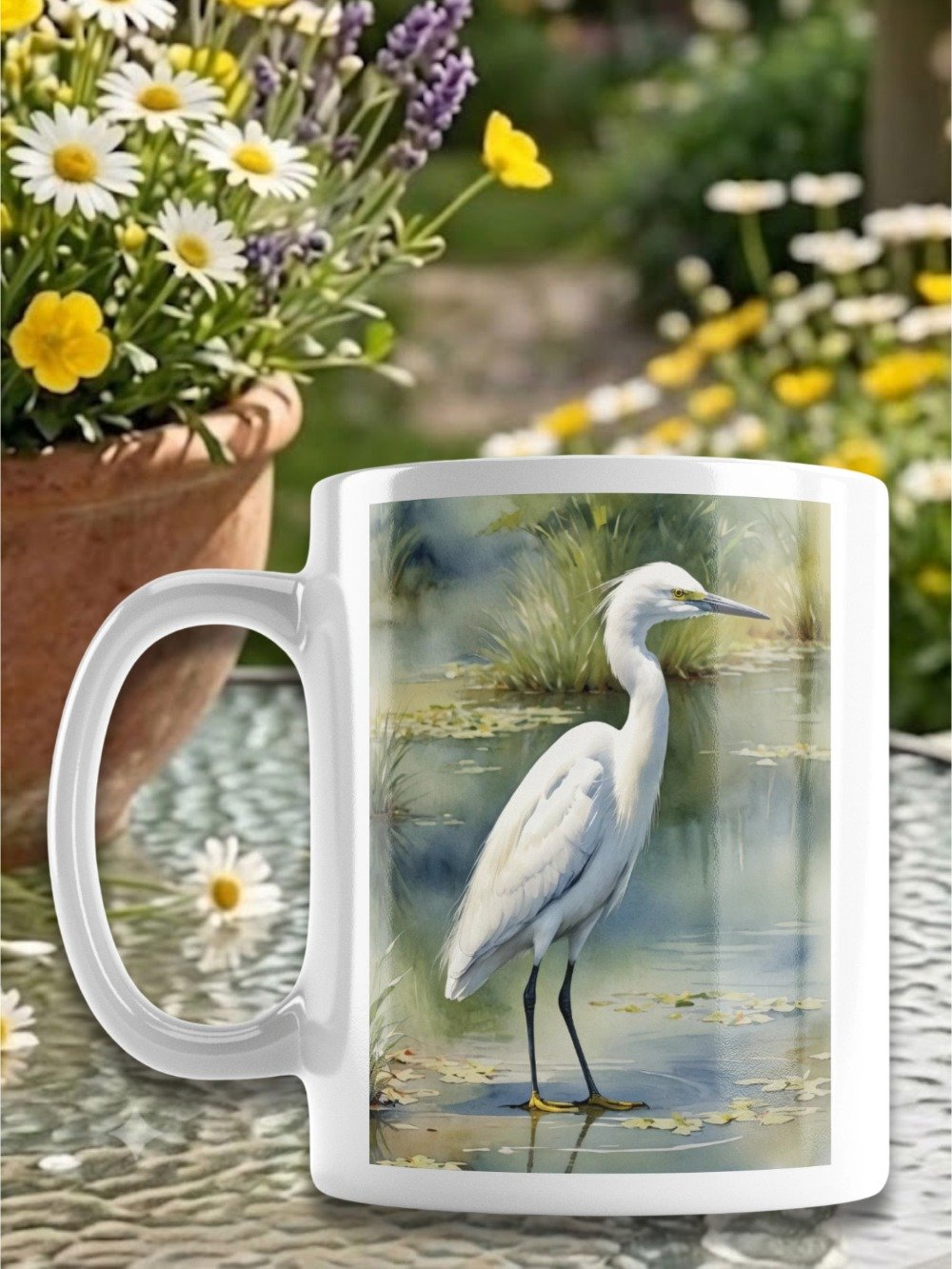 Snowy Egret | Bird Coffee Mug product image (1)